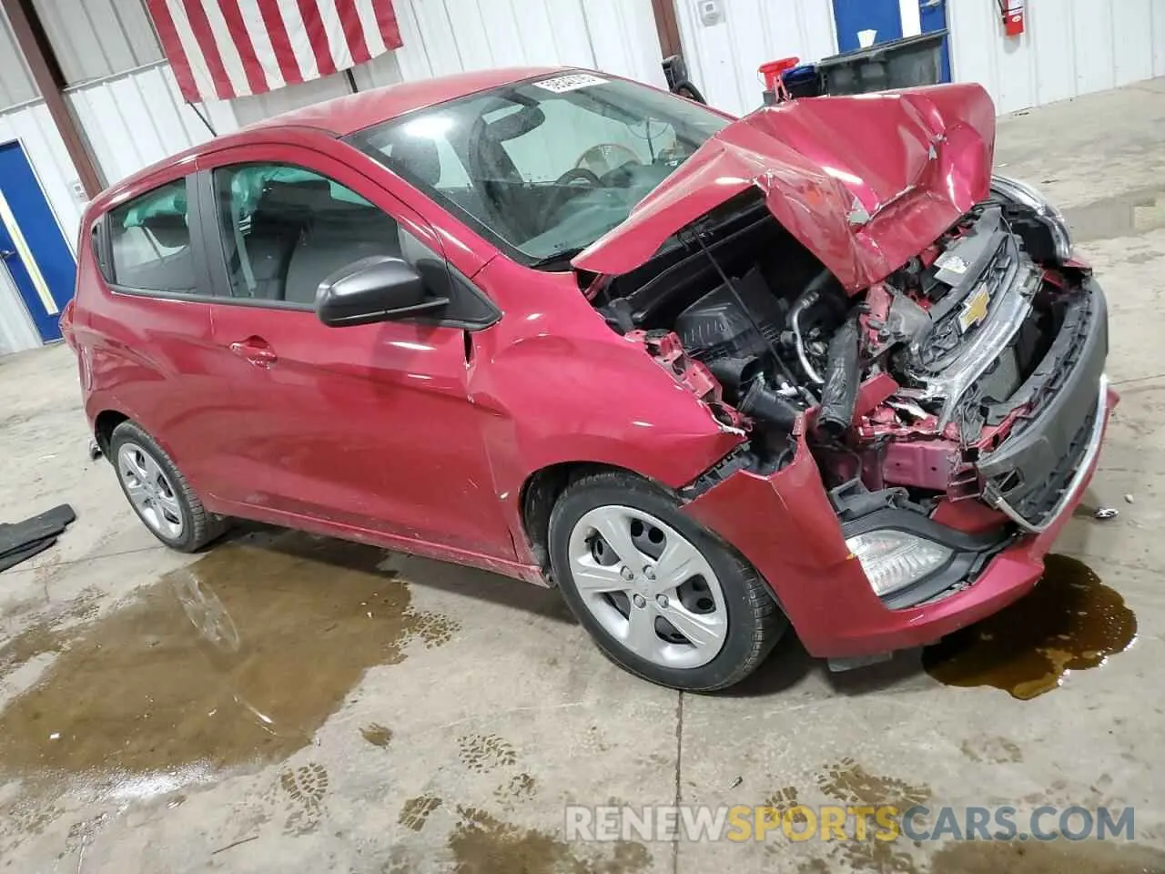 4 fotografías del automóvil dañado KL8CB6SAXLC472783 CHEVROLET SPARK 2020