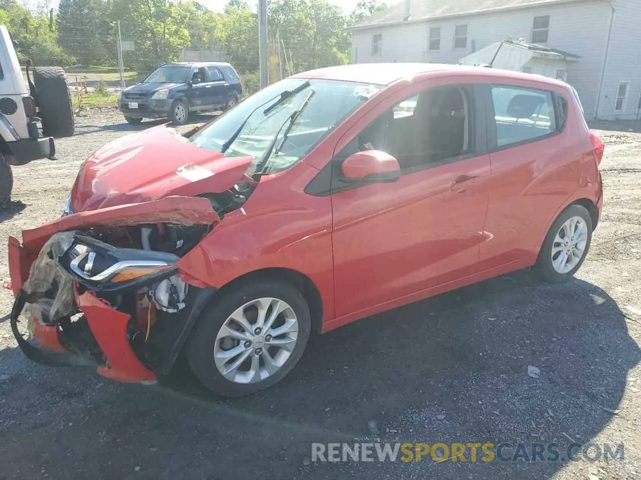 1 fotografías del automóvil dañado KL8CD6SA0LC441665 CHEVROLET SPARK 2020