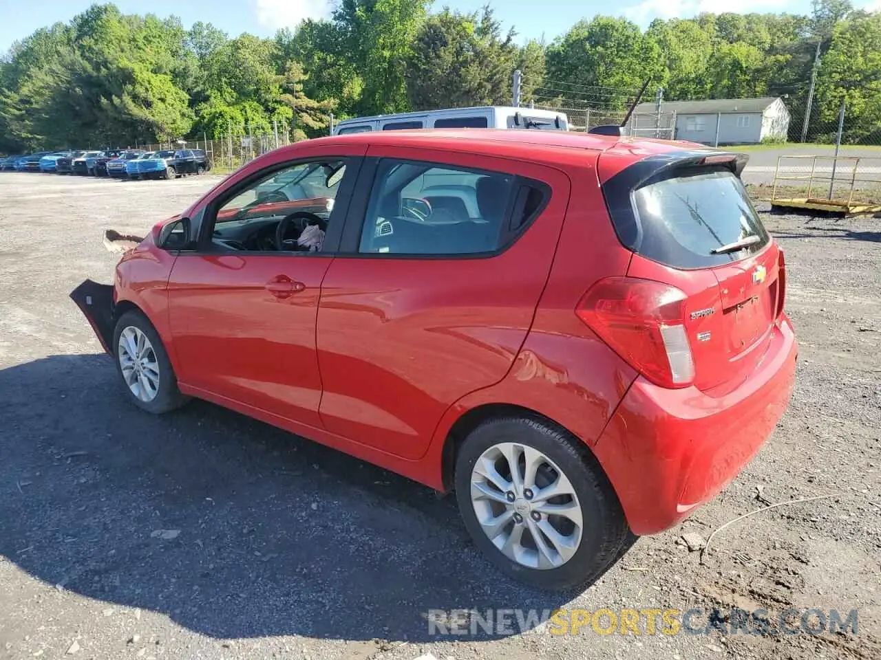 2 fotografías del automóvil dañado KL8CD6SA0LC441665 CHEVROLET SPARK 2020