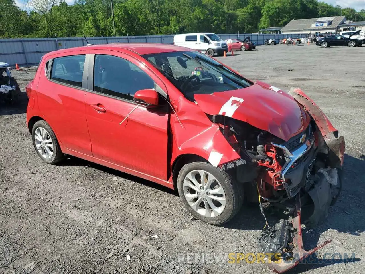 4 fotografías del automóvil dañado KL8CD6SA0LC441665 CHEVROLET SPARK 2020