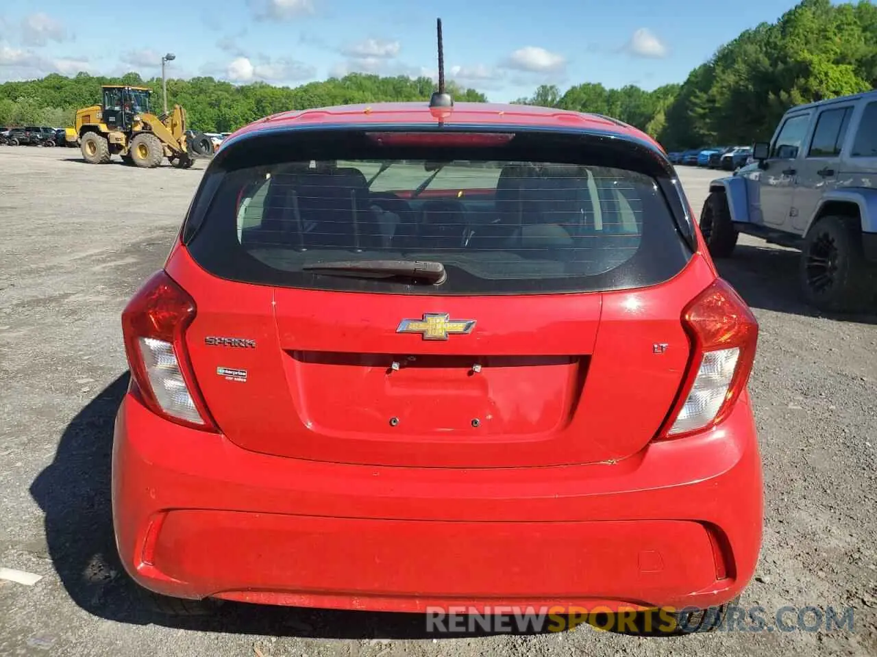 6 fotografías del automóvil dañado KL8CD6SA0LC441665 CHEVROLET SPARK 2020