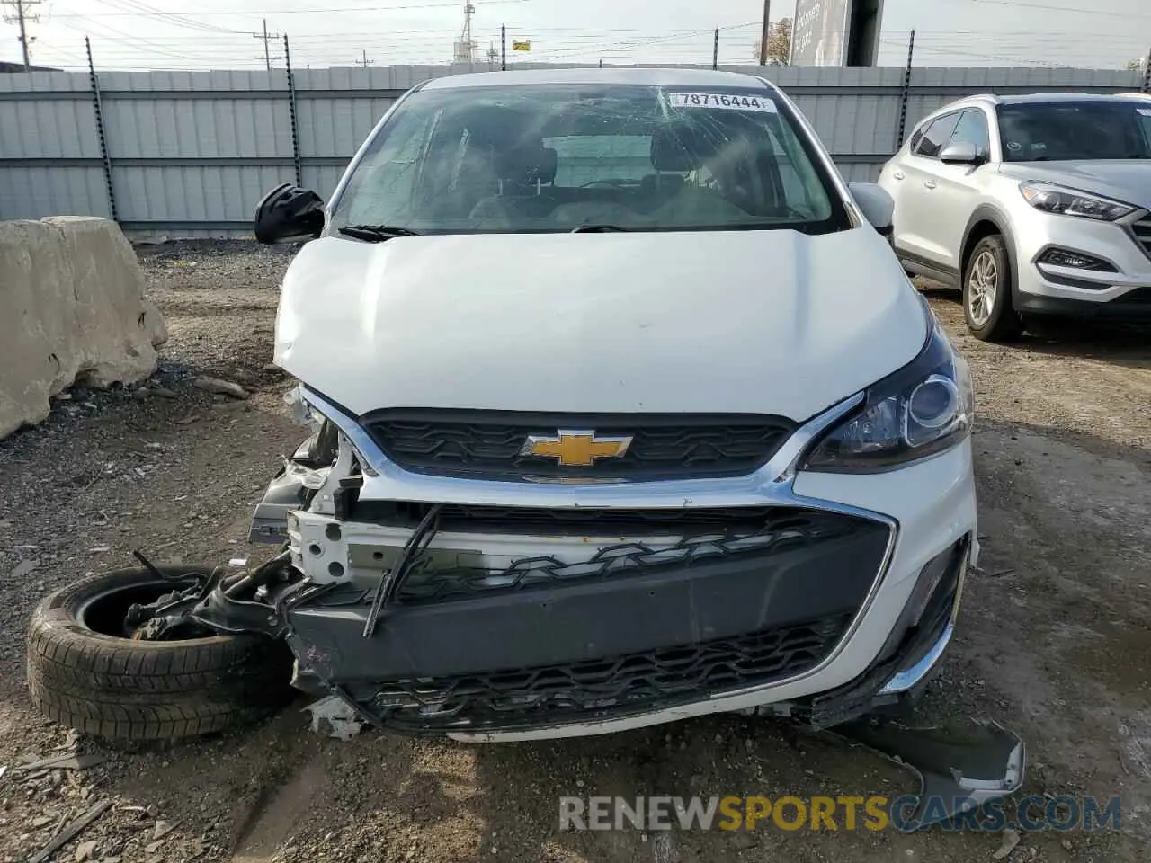5 fotografías del automóvil dañado KL8CD6SA0LC445229 CHEVROLET SPARK 2020
