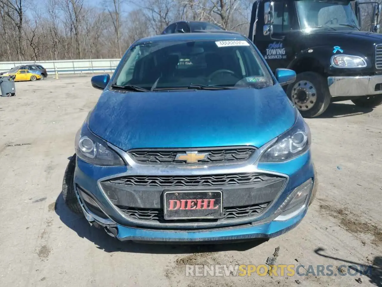 5 fotografías del automóvil dañado KL8CD6SA1LC406908 CHEVROLET SPARK 2020