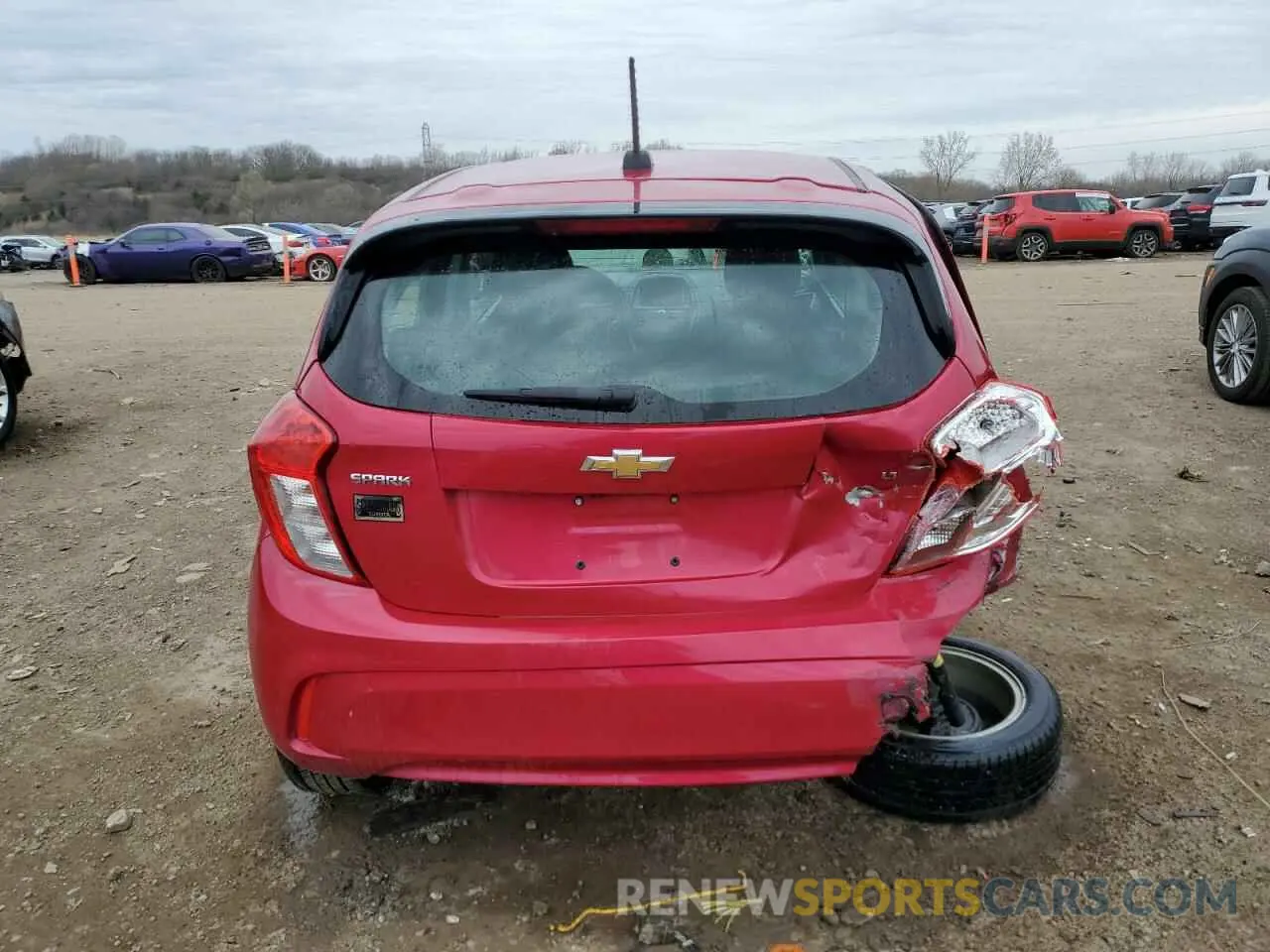 6 fotografías del automóvil dañado KL8CD6SA1LC420484 CHEVROLET SPARK 2020