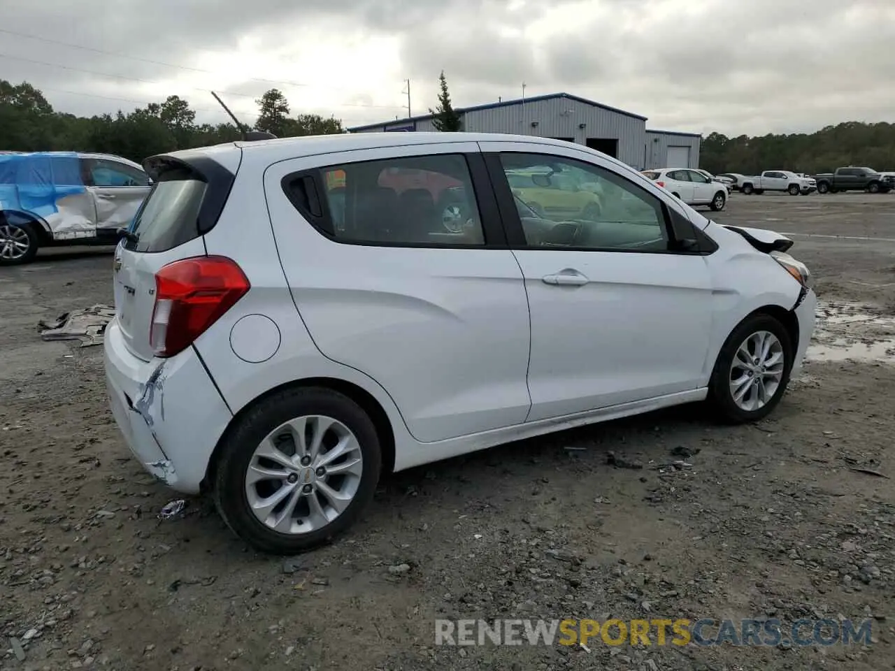3 fotografías del automóvil dañado KL8CD6SA1LC443411 CHEVROLET SPARK 2020