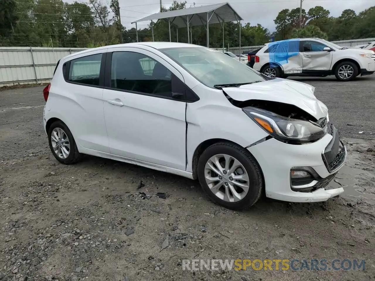 4 fotografías del automóvil dañado KL8CD6SA1LC443411 CHEVROLET SPARK 2020