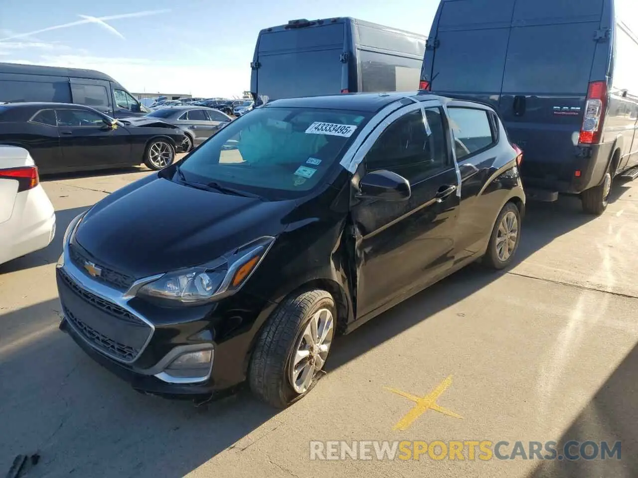1 fotografías del automóvil dañado KL8CD6SA1LC444011 CHEVROLET SPARK 2020