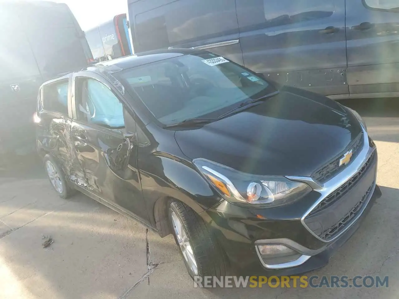 4 fotografías del automóvil dañado KL8CD6SA1LC444011 CHEVROLET SPARK 2020