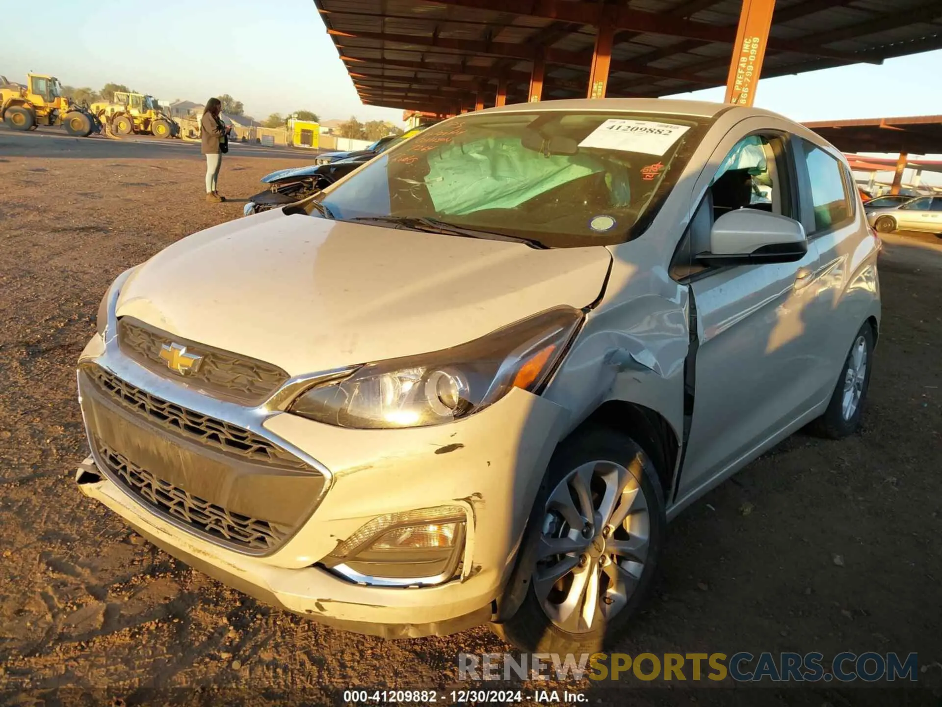 2 fotografías del automóvil dañado KL8CD6SA1LC447264 CHEVROLET SPARK 2020