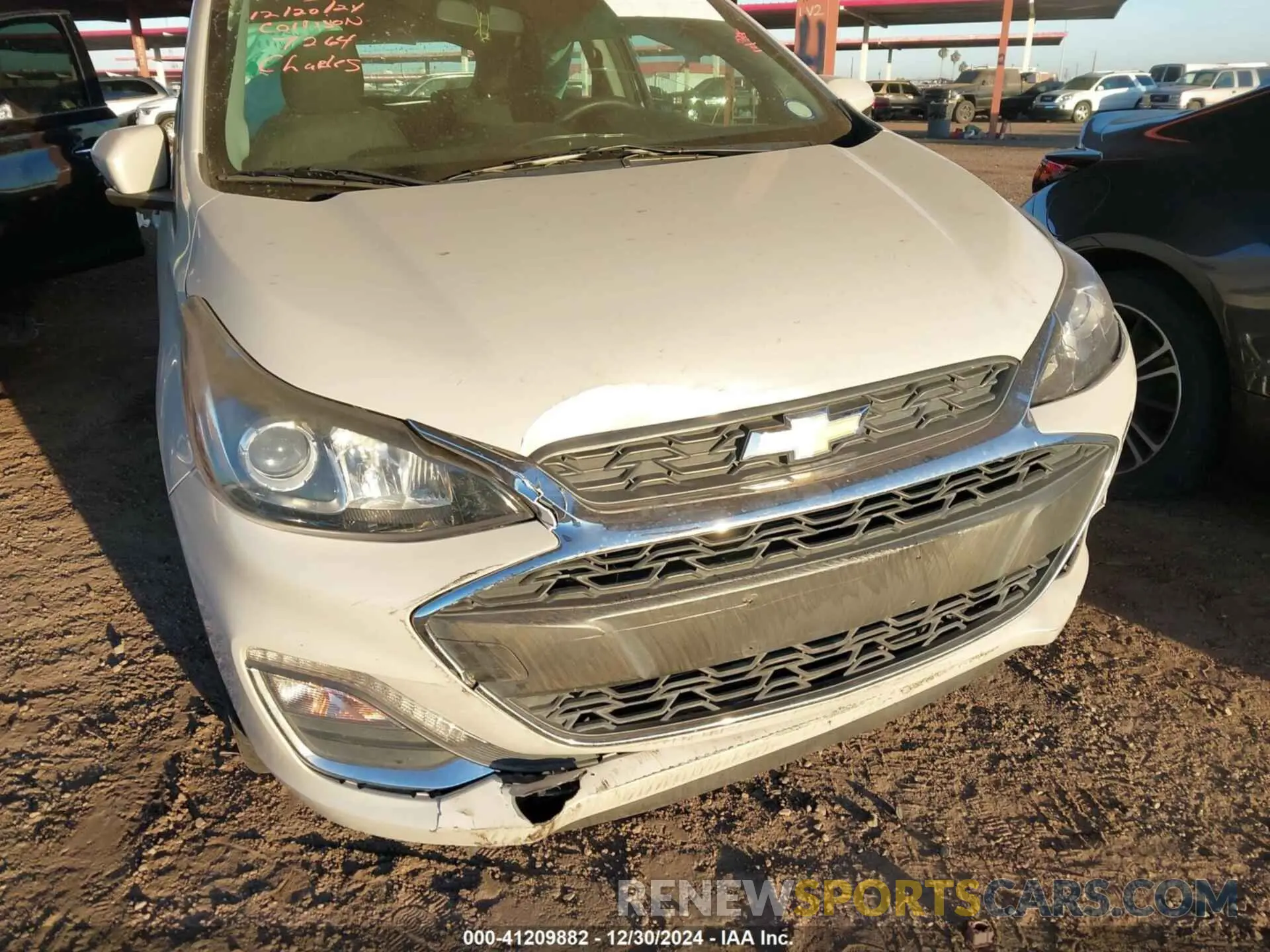 6 fotografías del automóvil dañado KL8CD6SA1LC447264 CHEVROLET SPARK 2020