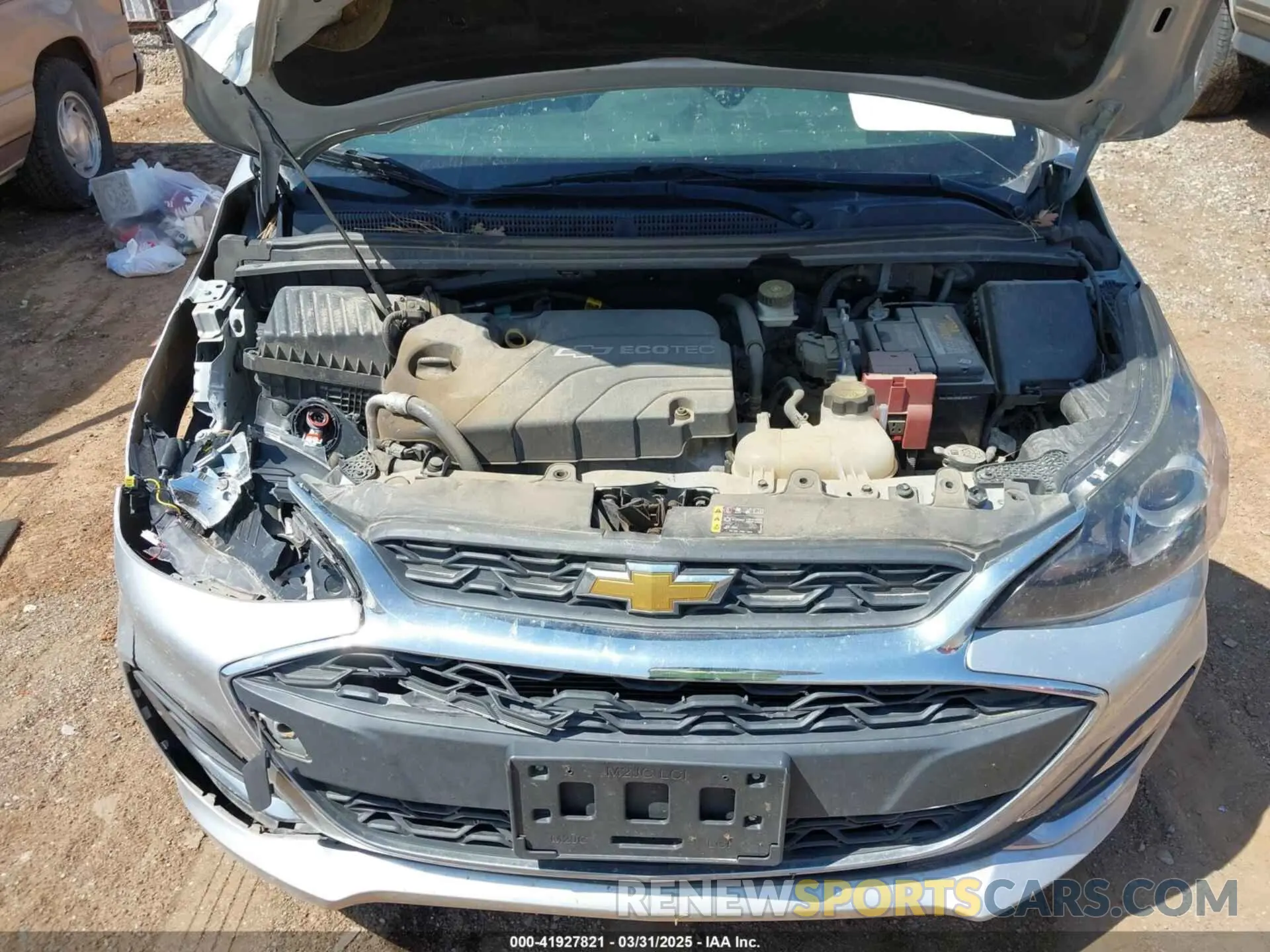 10 fotografías del automóvil dañado KL8CD6SA2LC450366 CHEVROLET SPARK 2020