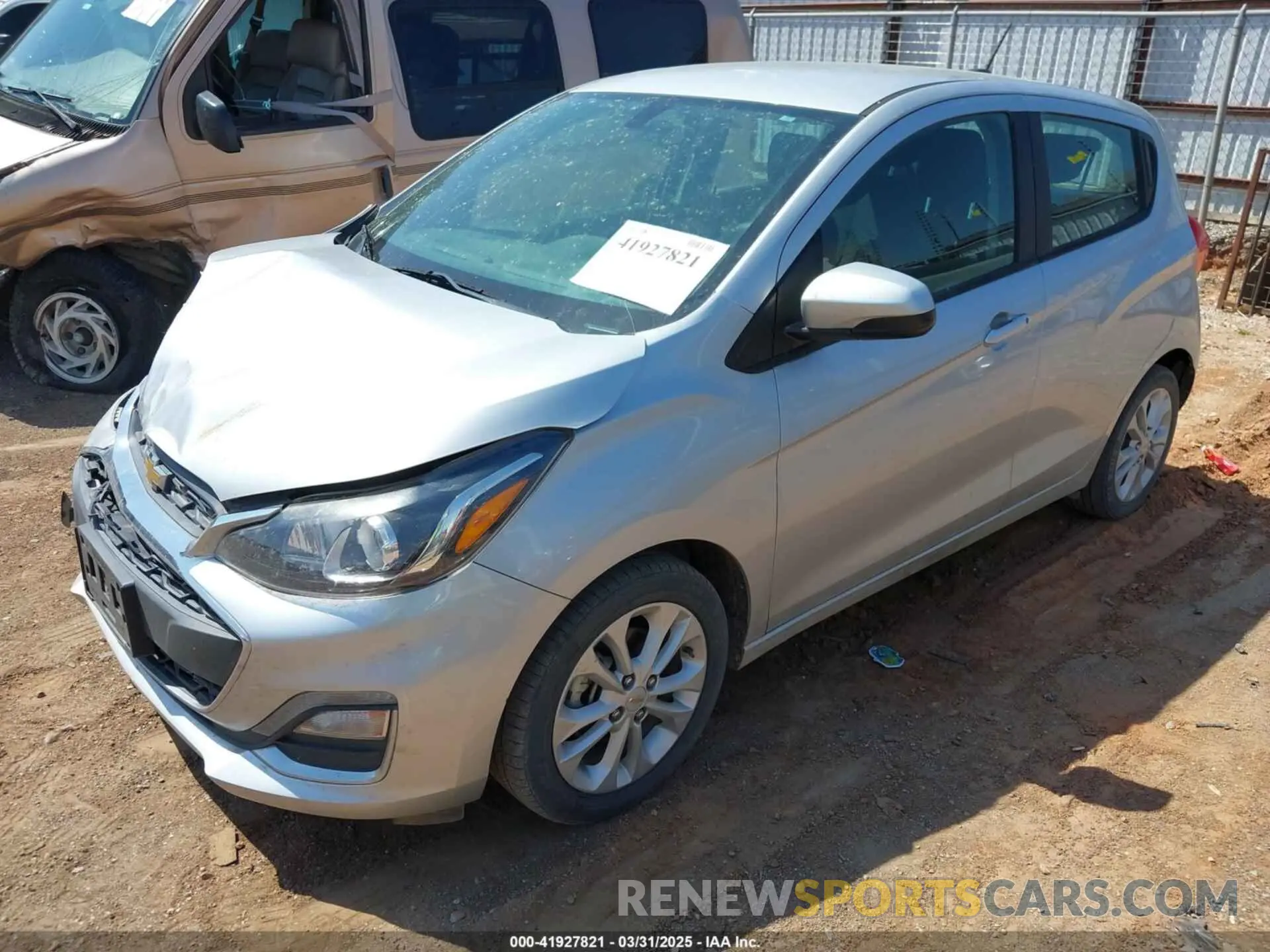 2 fotografías del automóvil dañado KL8CD6SA2LC450366 CHEVROLET SPARK 2020