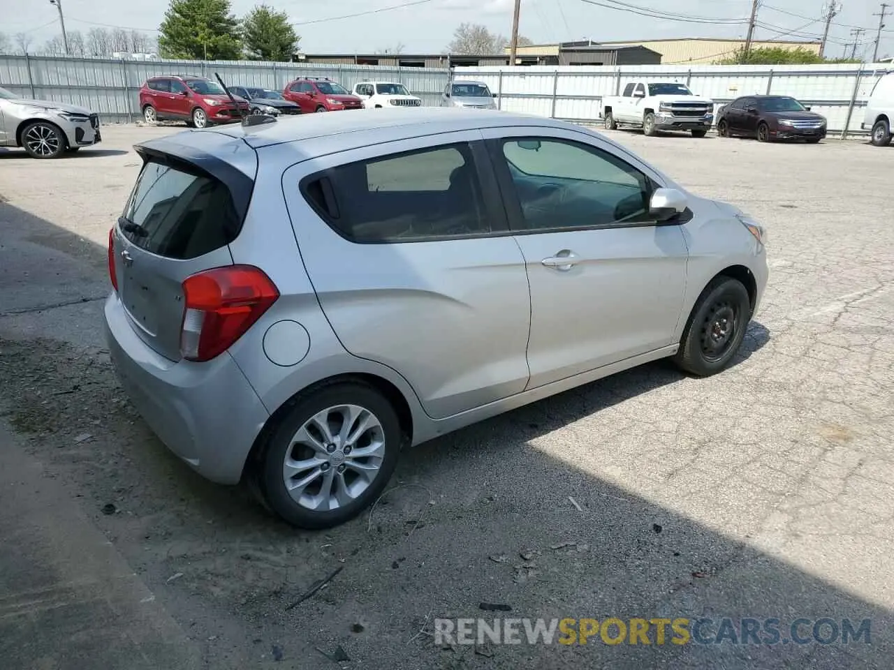 3 fotografías del automóvil dañado KL8CD6SA3LC439022 CHEVROLET SPARK 2020