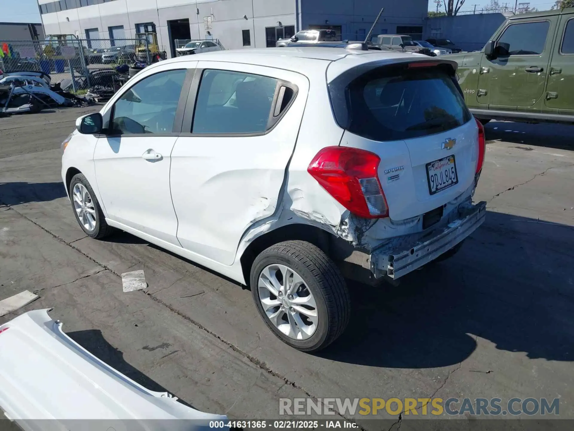 3 fotografías del automóvil dañado KL8CD6SA3LC441935 CHEVROLET SPARK 2020