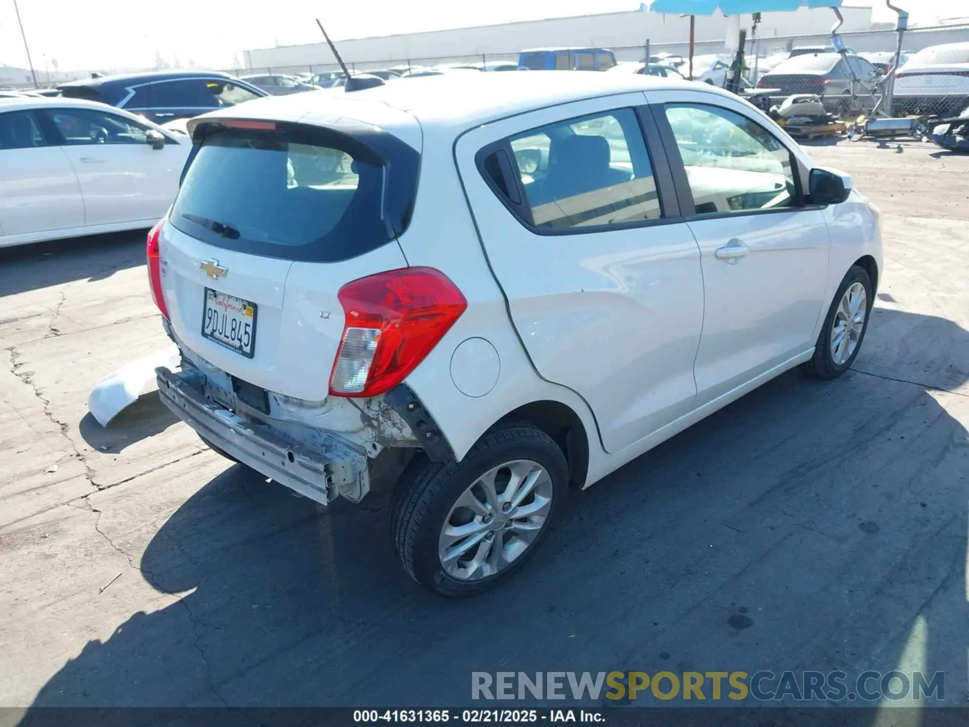 4 fotografías del automóvil dañado KL8CD6SA3LC441935 CHEVROLET SPARK 2020