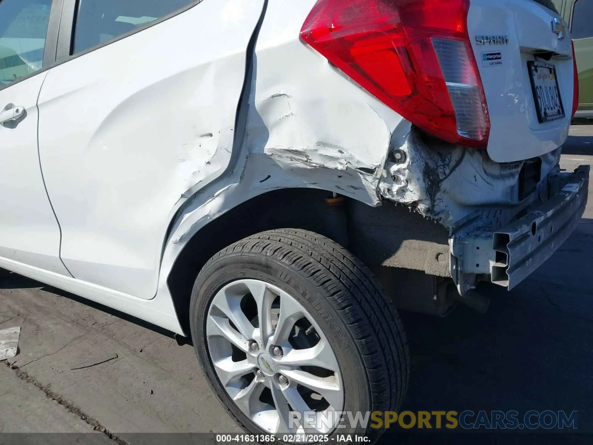 6 fotografías del automóvil dañado KL8CD6SA3LC441935 CHEVROLET SPARK 2020