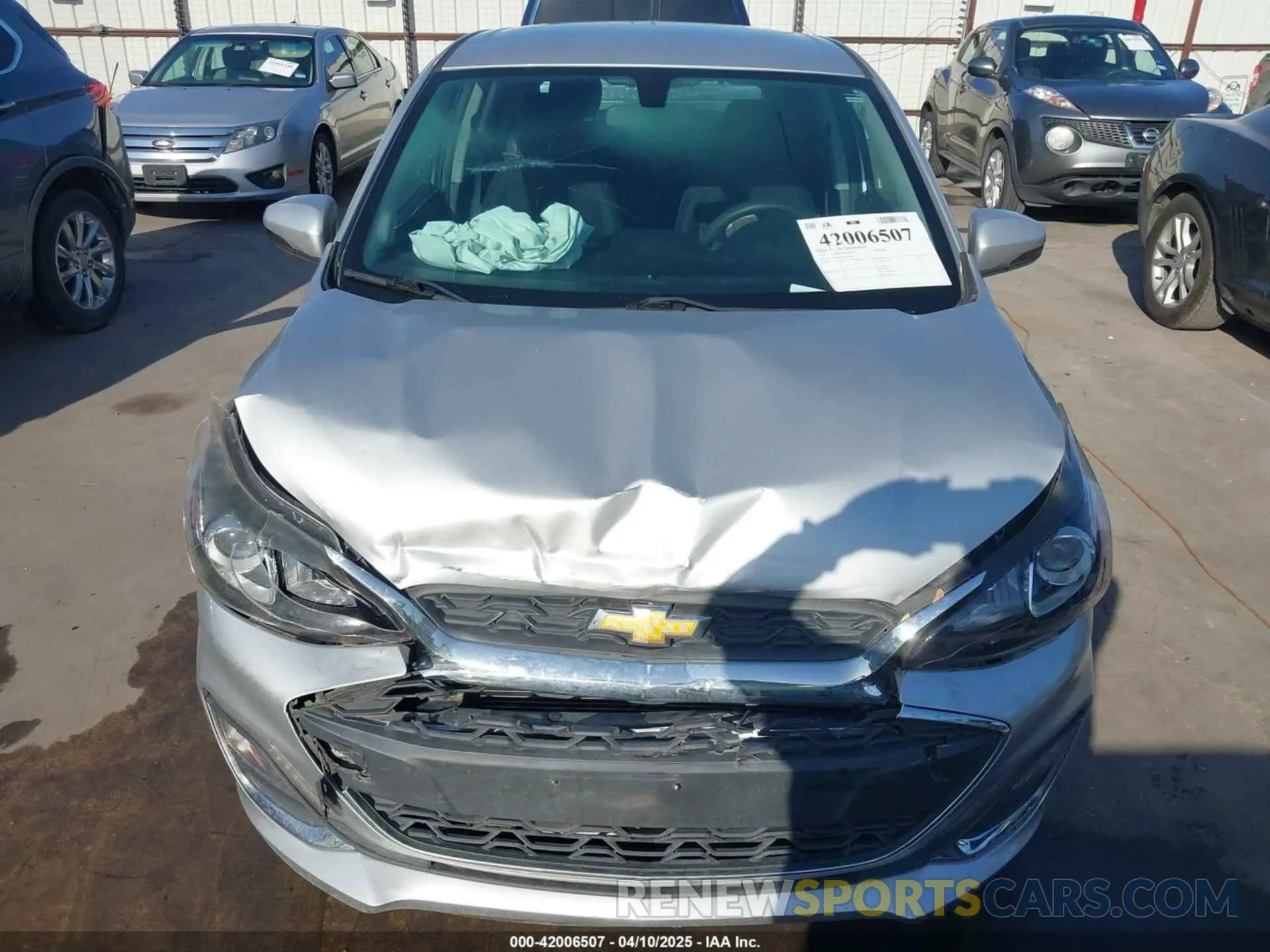 11 fotografías del automóvil dañado KL8CD6SA3LC442440 CHEVROLET SPARK 2020