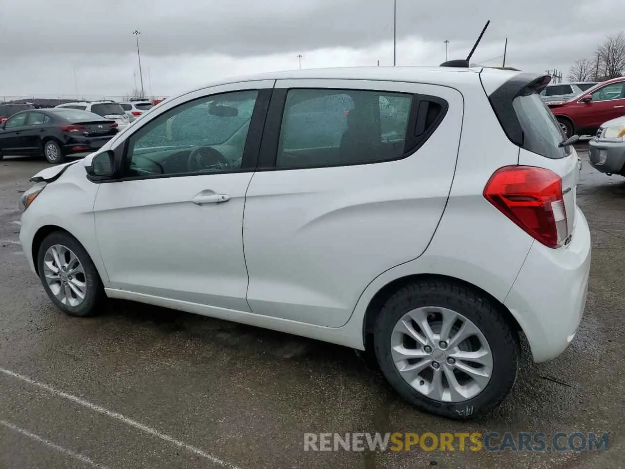 2 fotografías del automóvil dañado KL8CD6SA3LC444107 CHEVROLET SPARK 2020