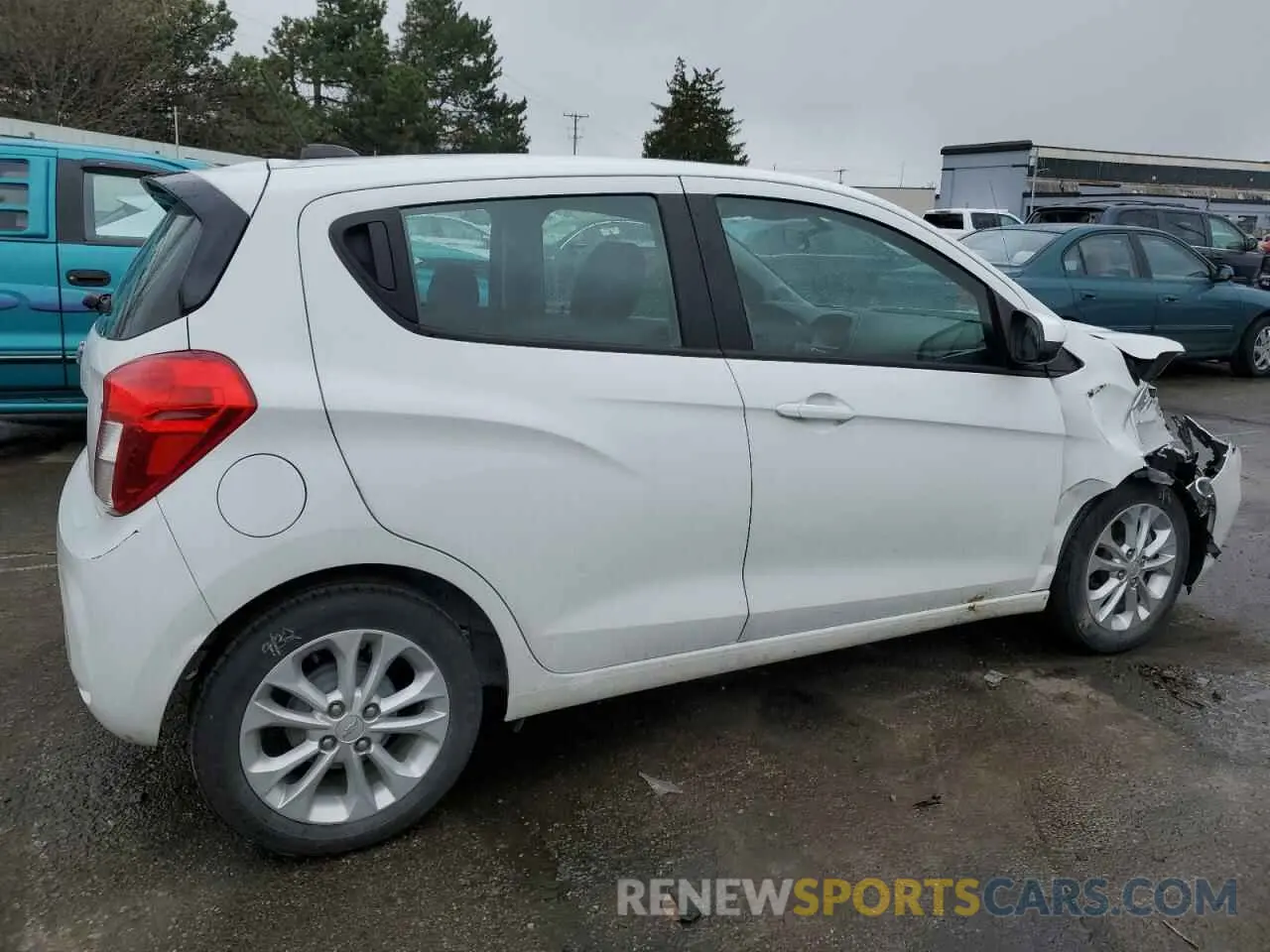 3 fotografías del automóvil dañado KL8CD6SA3LC444107 CHEVROLET SPARK 2020