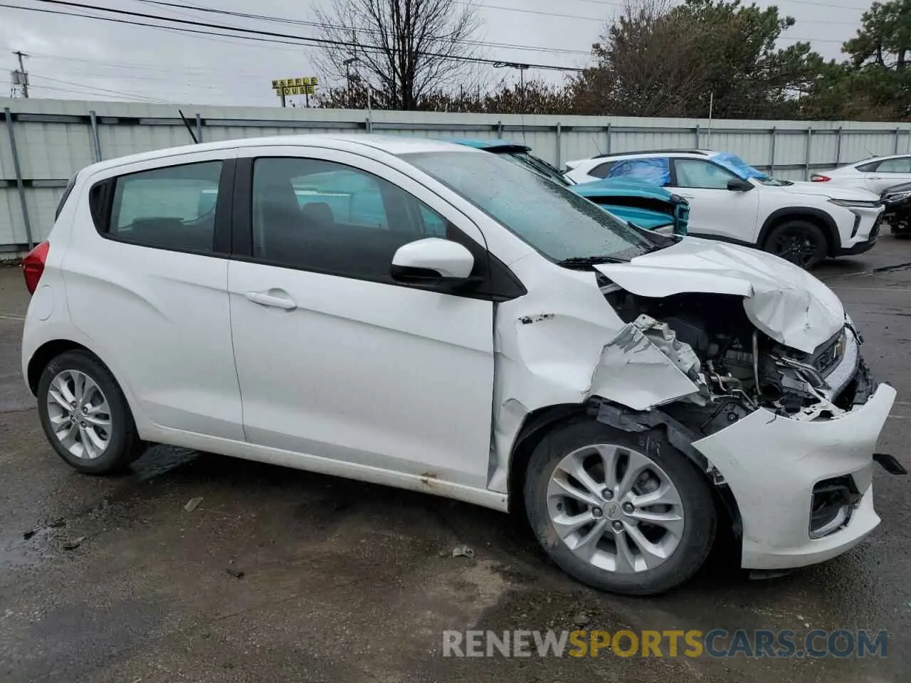 4 fotografías del automóvil dañado KL8CD6SA3LC444107 CHEVROLET SPARK 2020