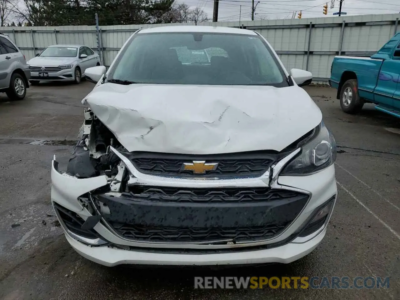 5 fotografías del automóvil dañado KL8CD6SA3LC444107 CHEVROLET SPARK 2020