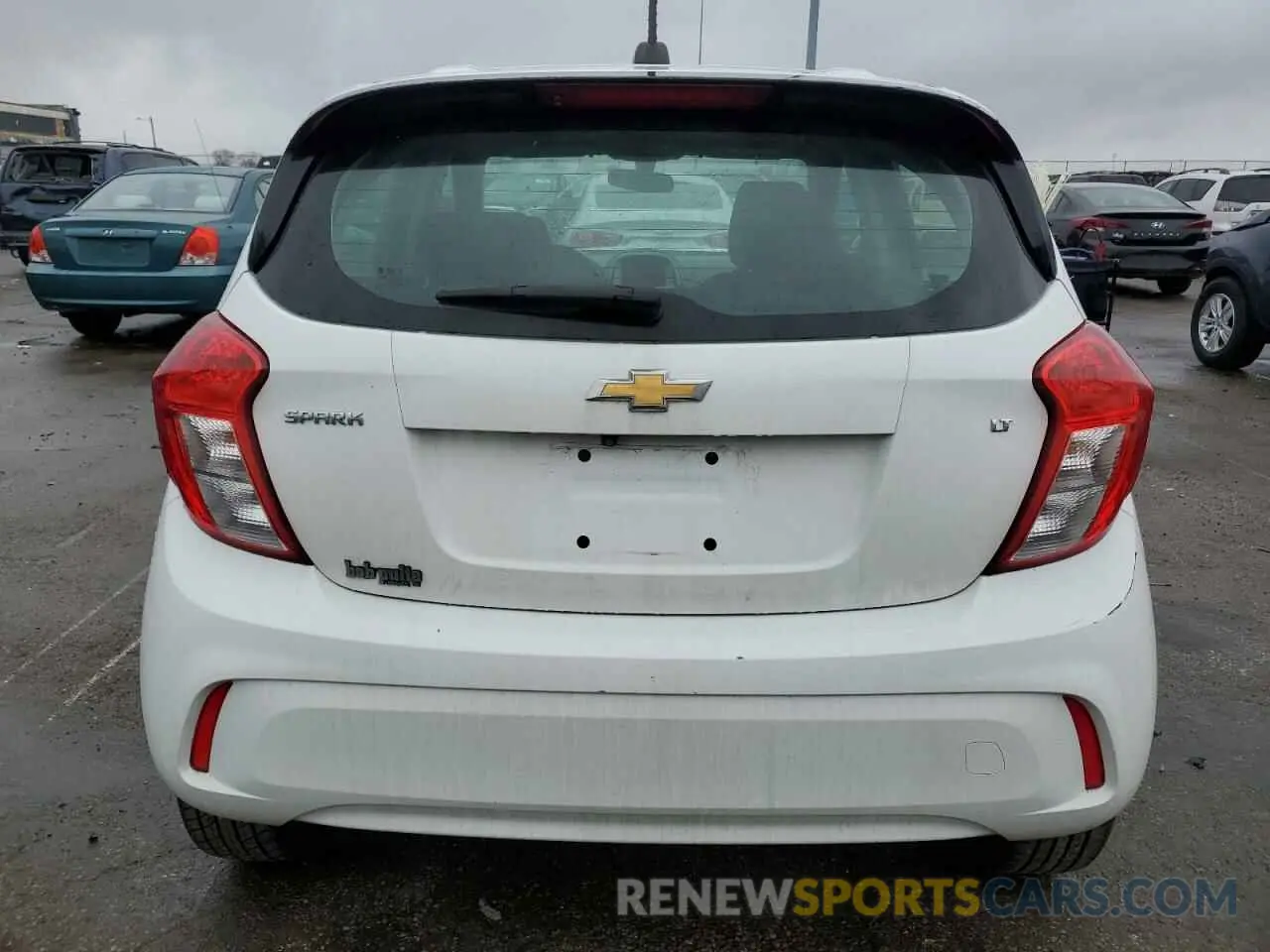6 fotografías del automóvil dañado KL8CD6SA3LC444107 CHEVROLET SPARK 2020