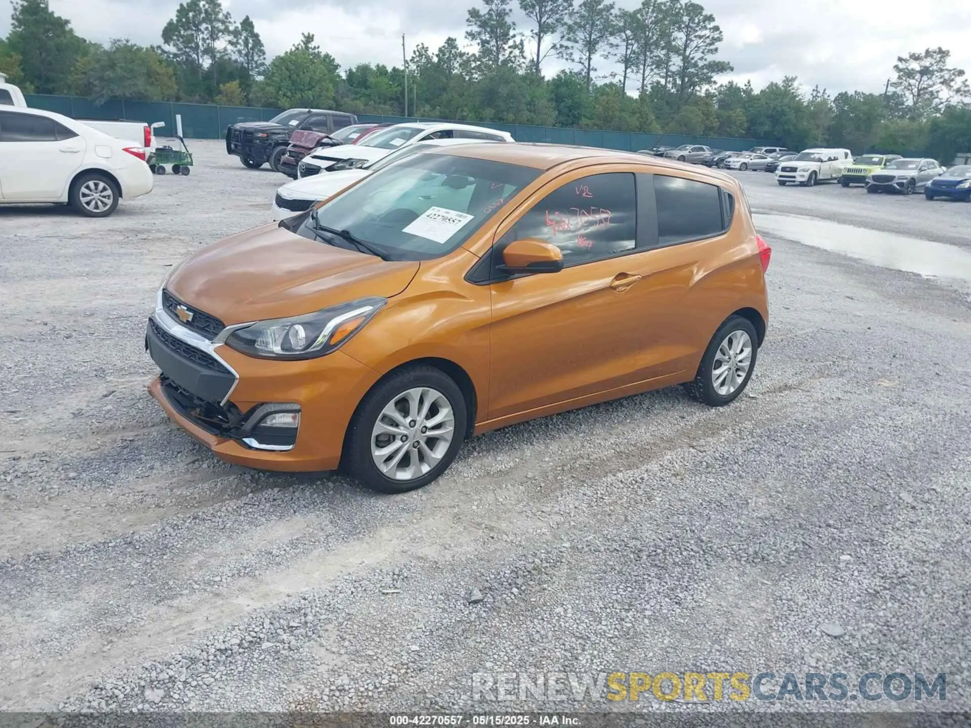 2 fotografías del automóvil dañado KL8CD6SA3LC446097 CHEVROLET SPARK 2020