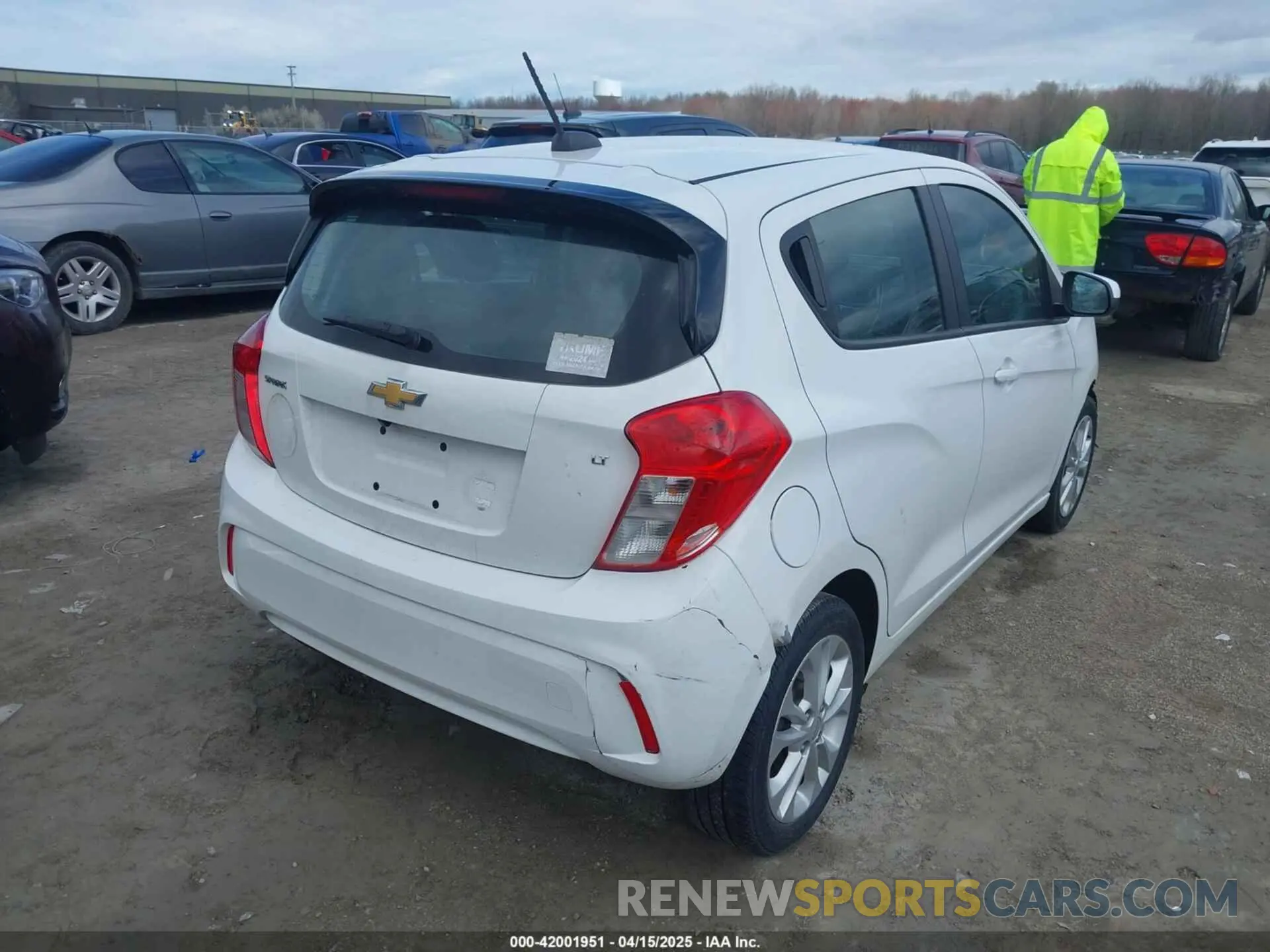 4 fotografías del automóvil dañado KL8CD6SA3LC447220 CHEVROLET SPARK 2020