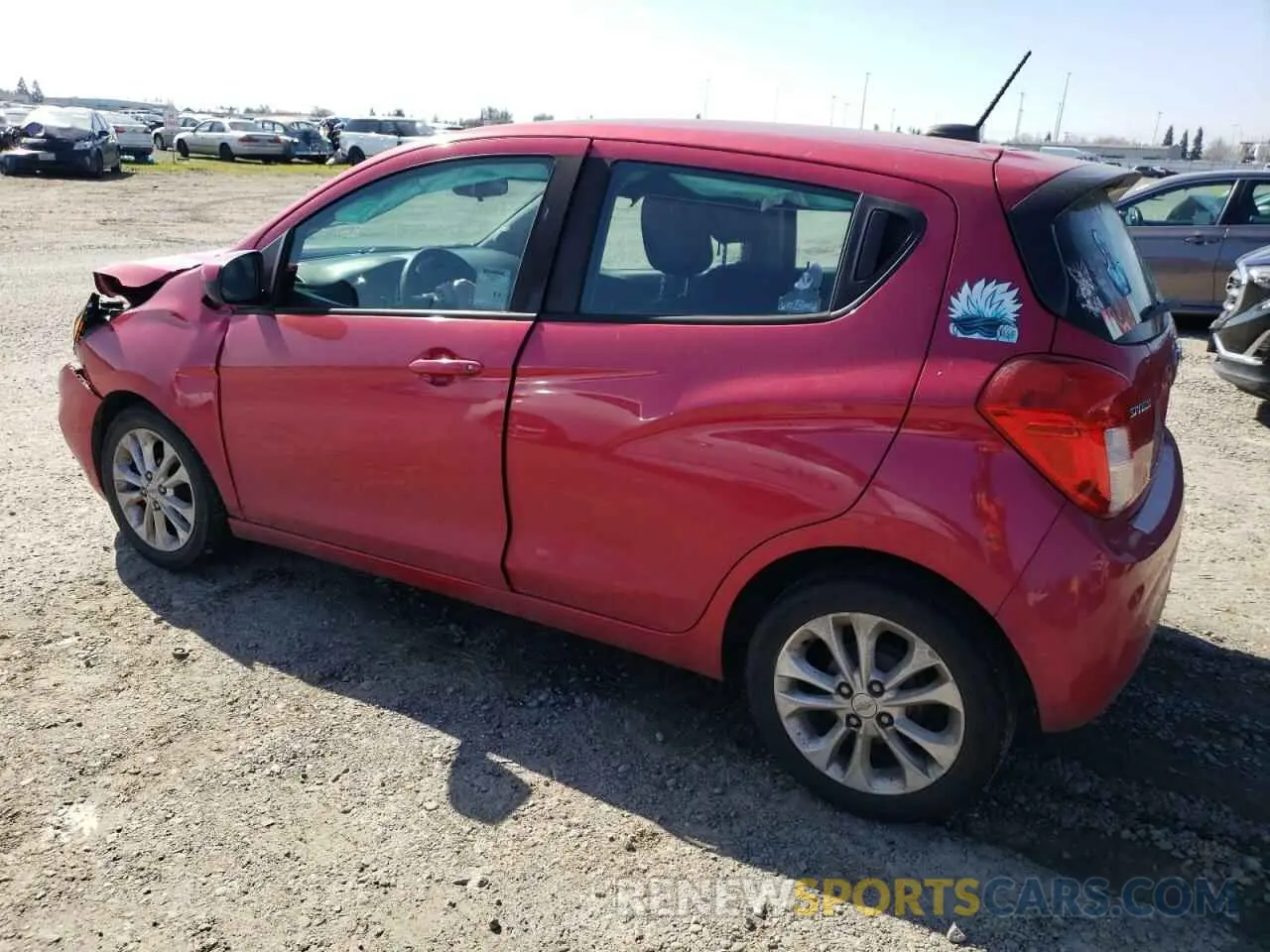2 fotografías del automóvil dañado KL8CD6SA4LC416848 CHEVROLET SPARK 2020