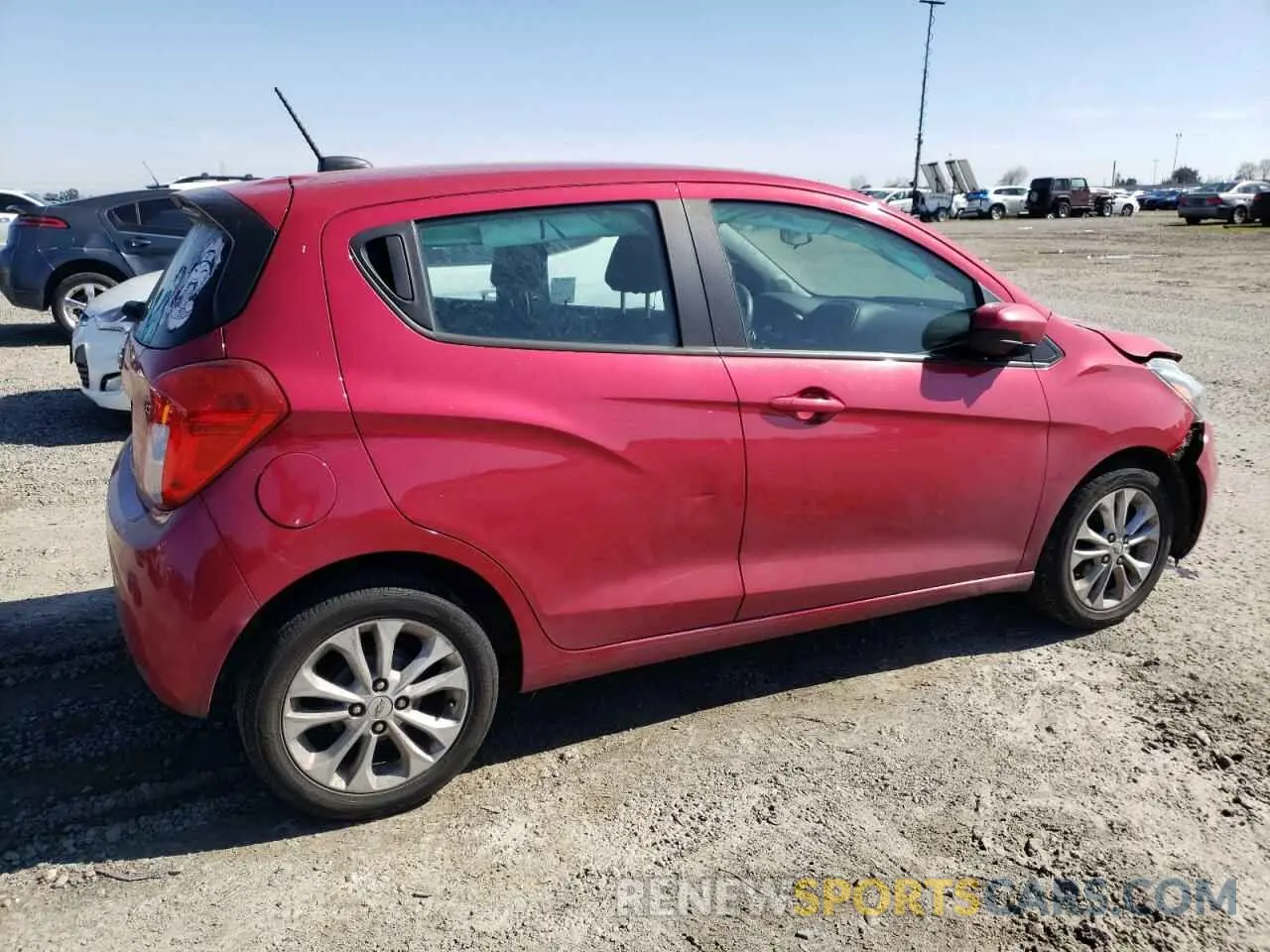 3 fotografías del automóvil dañado KL8CD6SA4LC416848 CHEVROLET SPARK 2020
