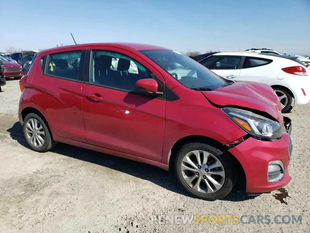 4 fotografías del automóvil dañado KL8CD6SA4LC416848 CHEVROLET SPARK 2020