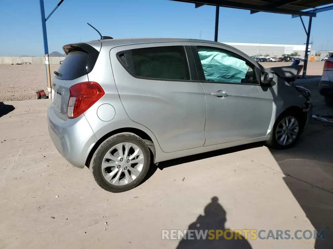 3 fotografías del automóvil dañado KL8CD6SA4LC420348 CHEVROLET SPARK 2020