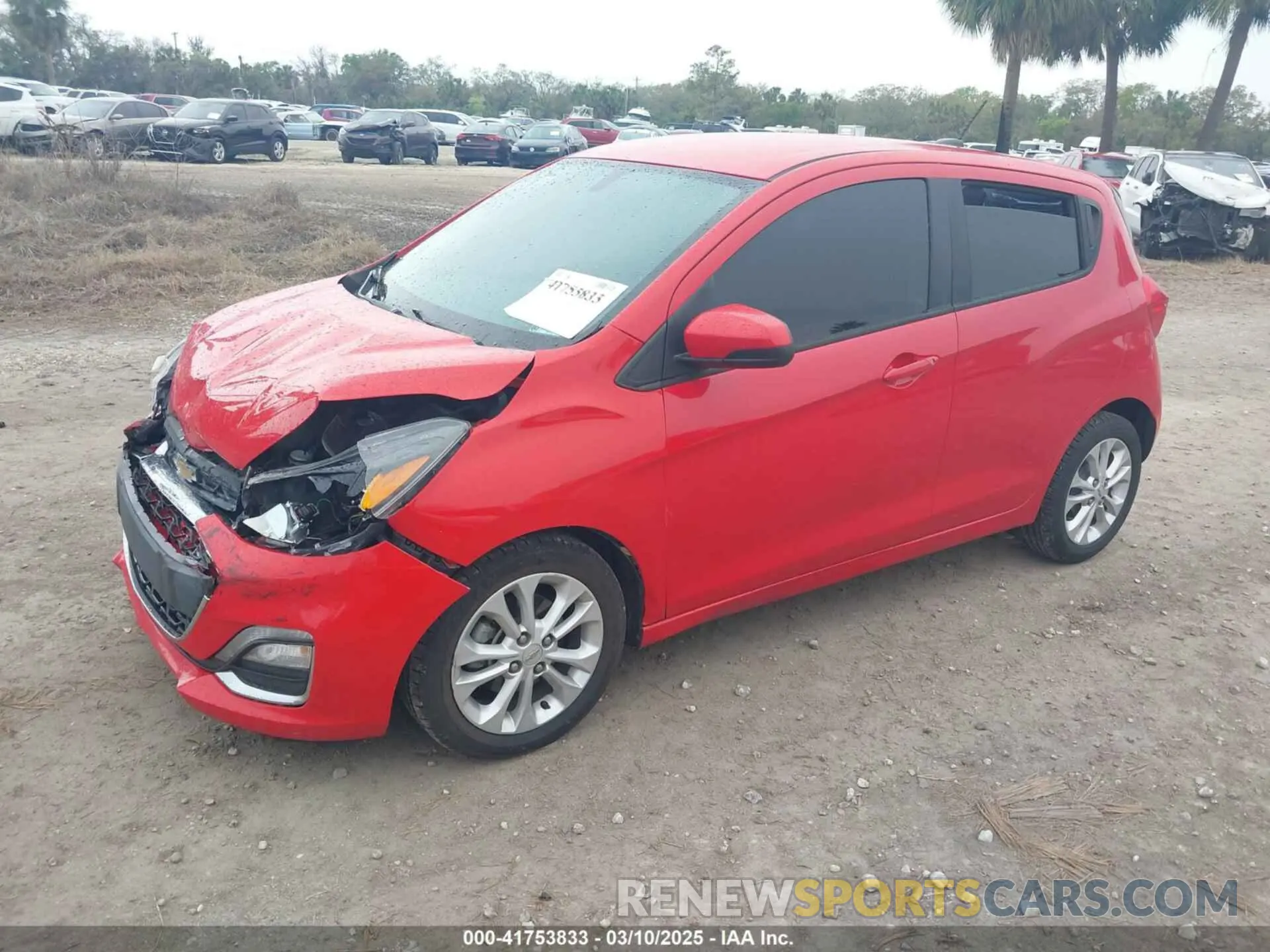 2 fotografías del automóvil dañado KL8CD6SA4LC429471 CHEVROLET SPARK 2020