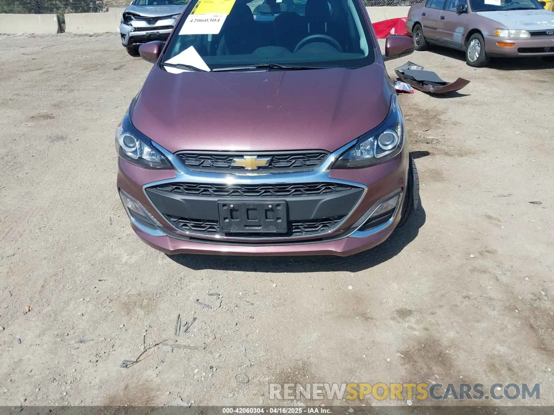 12 fotografías del automóvil dañado KL8CD6SA5LC405924 CHEVROLET SPARK 2020