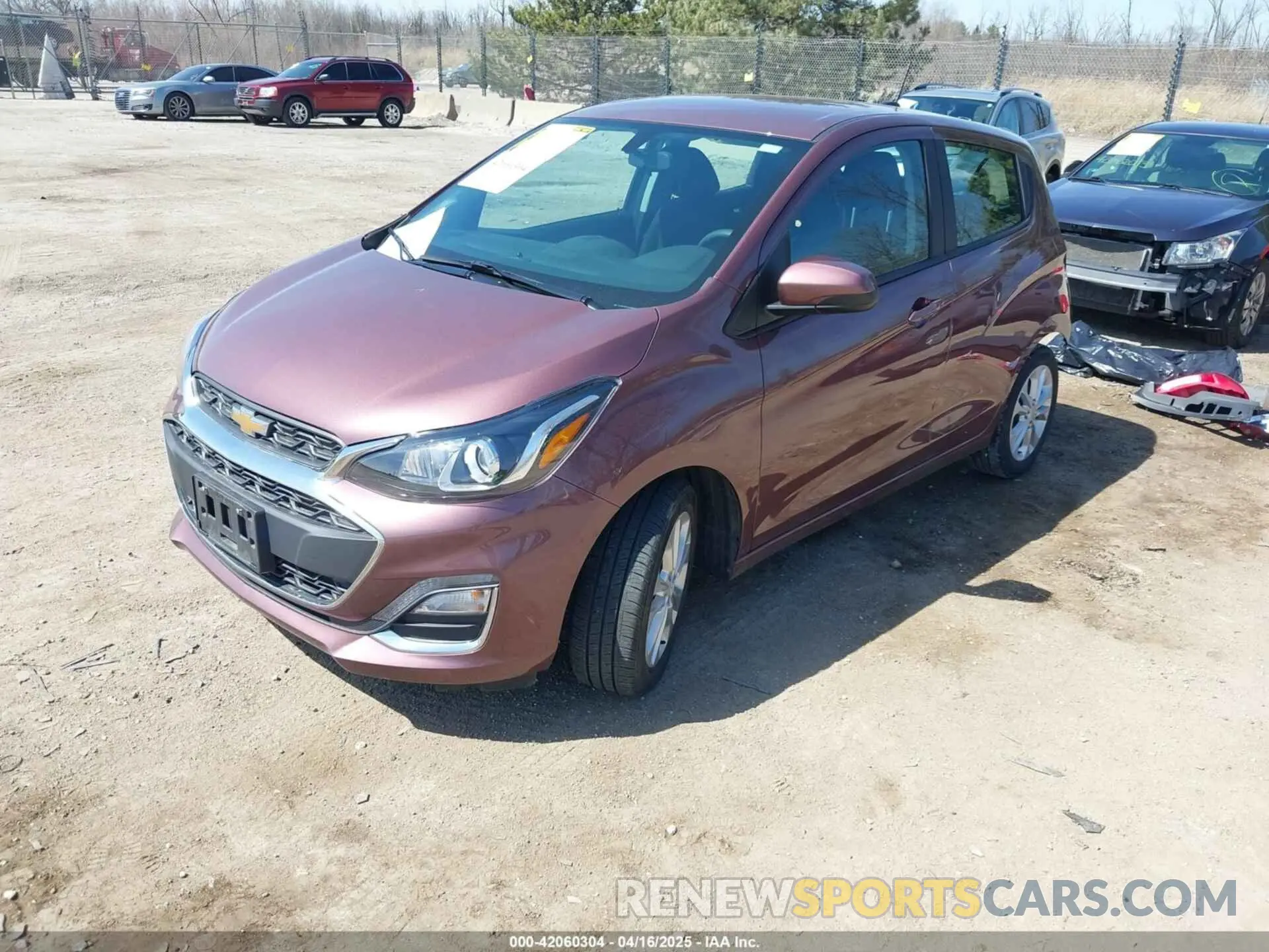 2 fotografías del automóvil dañado KL8CD6SA5LC405924 CHEVROLET SPARK 2020