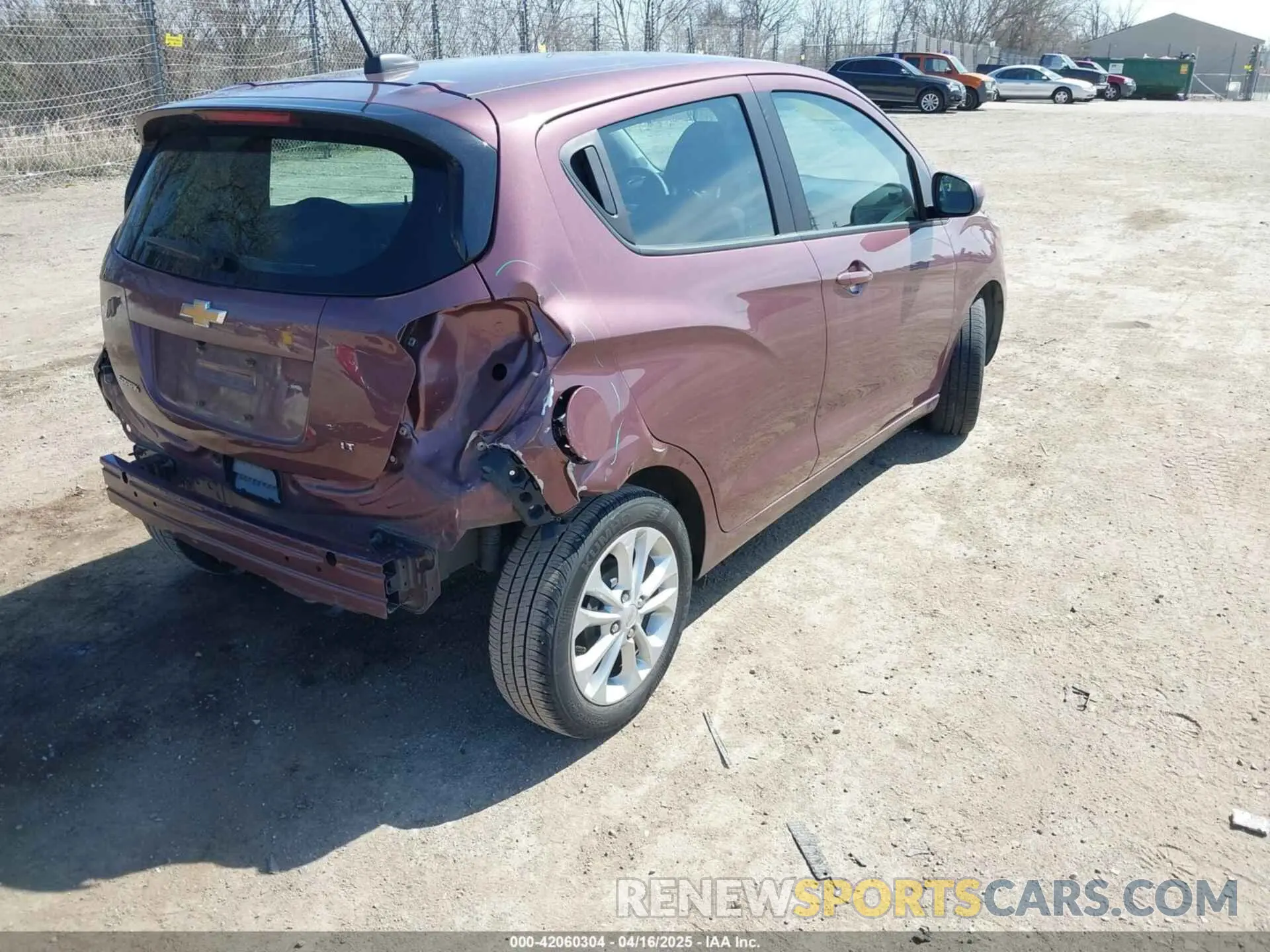 4 fotografías del automóvil dañado KL8CD6SA5LC405924 CHEVROLET SPARK 2020