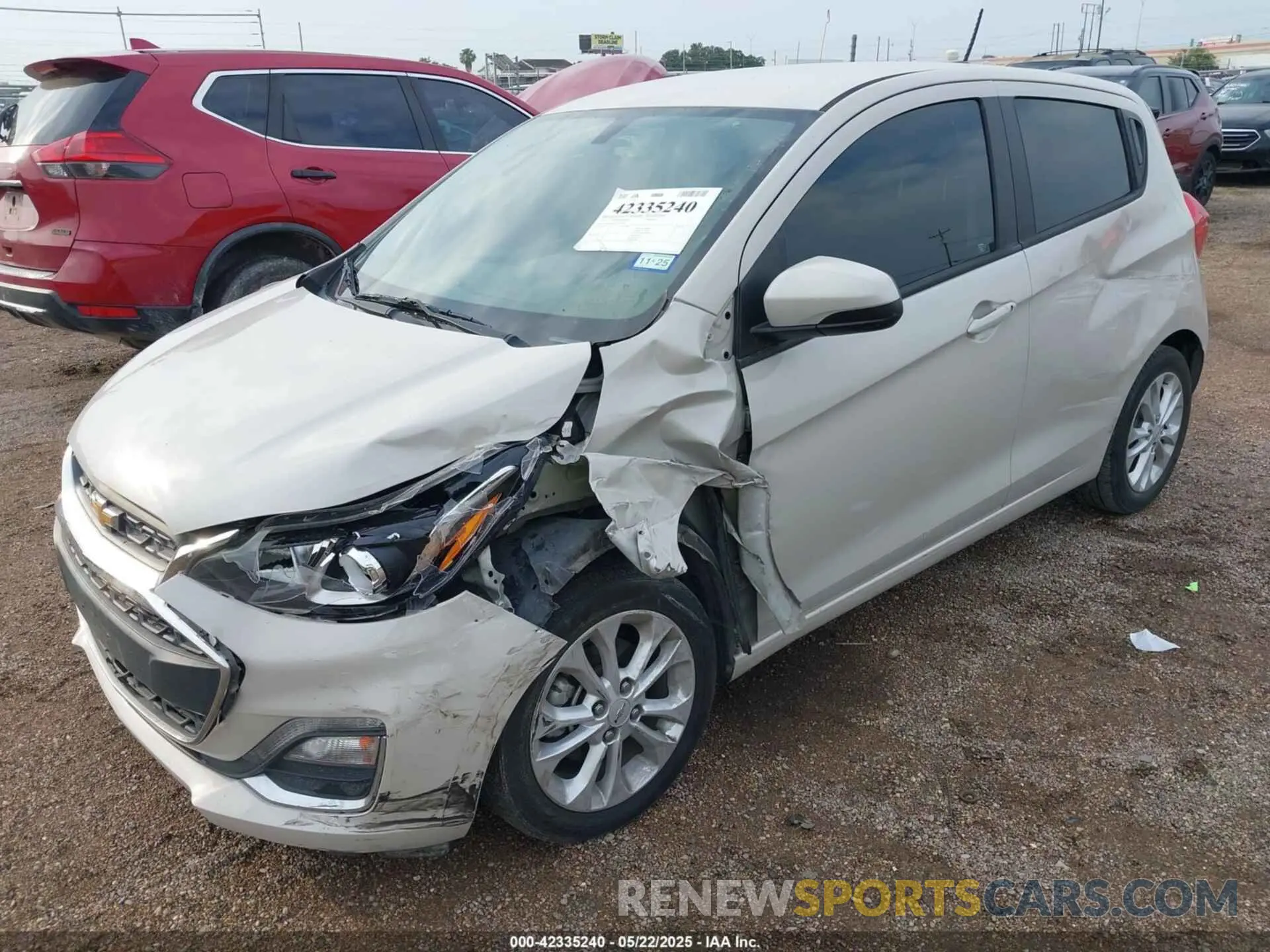 2 fotografías del automóvil dañado KL8CD6SA5LC445078 CHEVROLET SPARK 2020