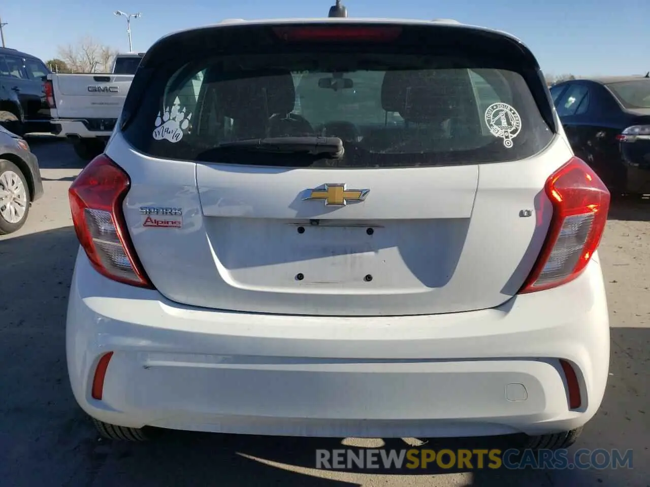 6 fotografías del automóvil dañado KL8CD6SA6LC416608 CHEVROLET SPARK 2020