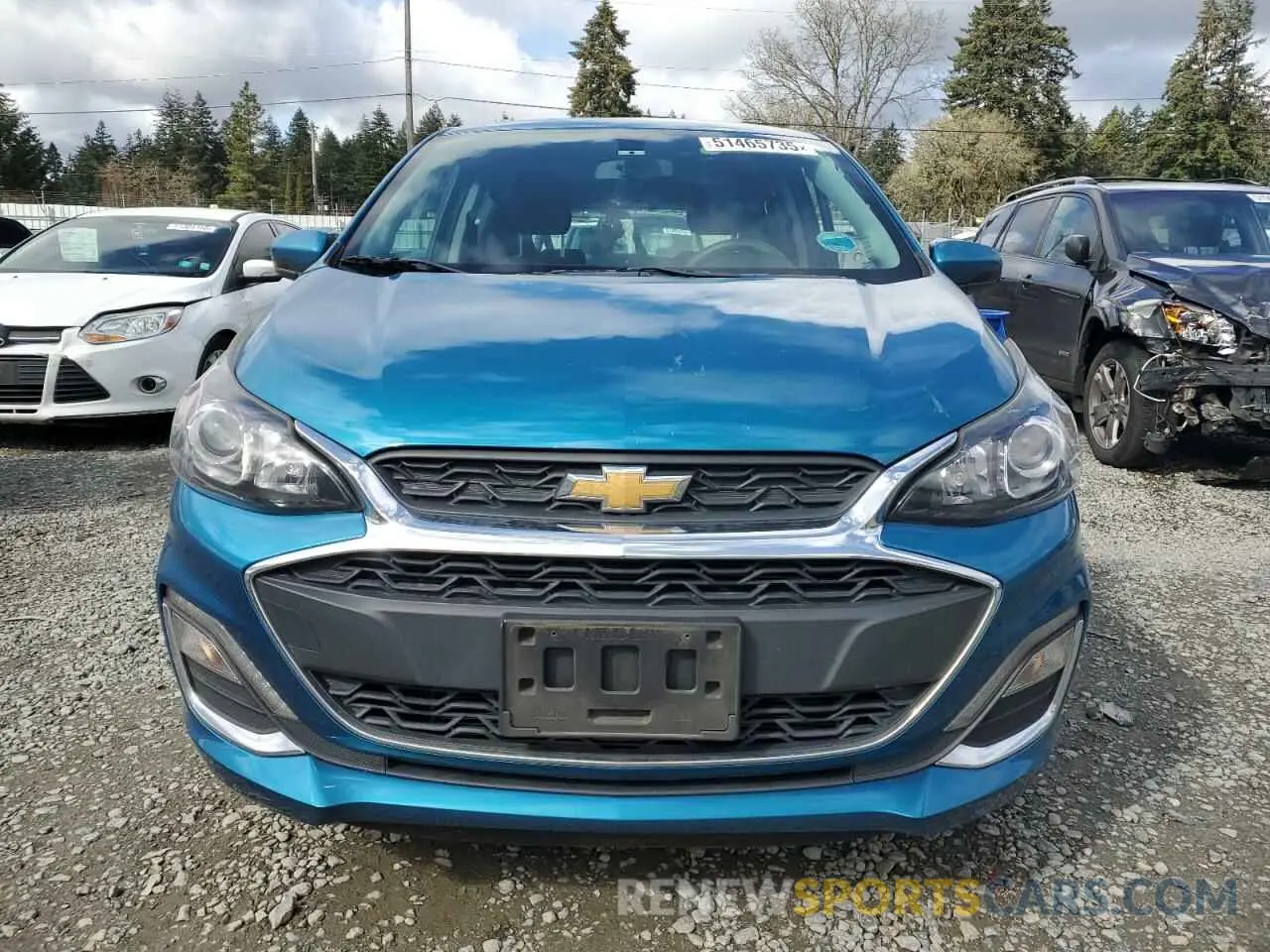 5 fotografías del automóvil dañado KL8CD6SA6LC431304 CHEVROLET SPARK 2020