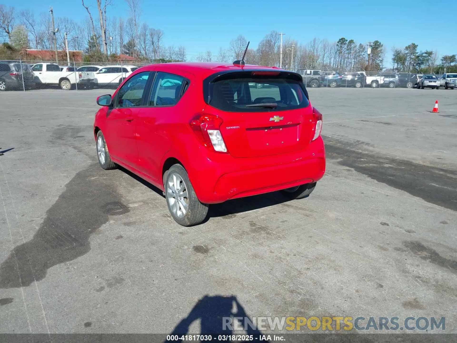 3 fotografías del automóvil dañado KL8CD6SA6LC441279 CHEVROLET SPARK 2020