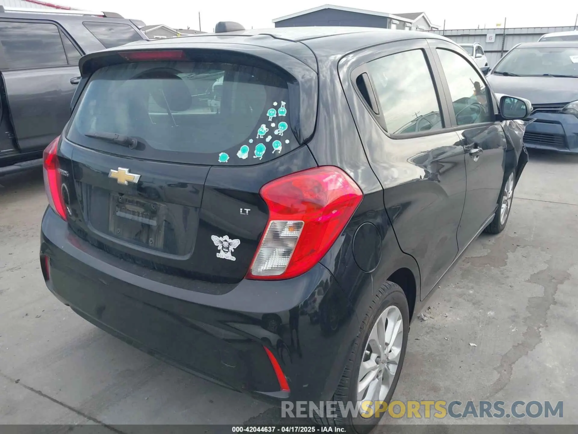 4 fotografías del automóvil dañado KL8CD6SA7LC417749 CHEVROLET SPARK 2020