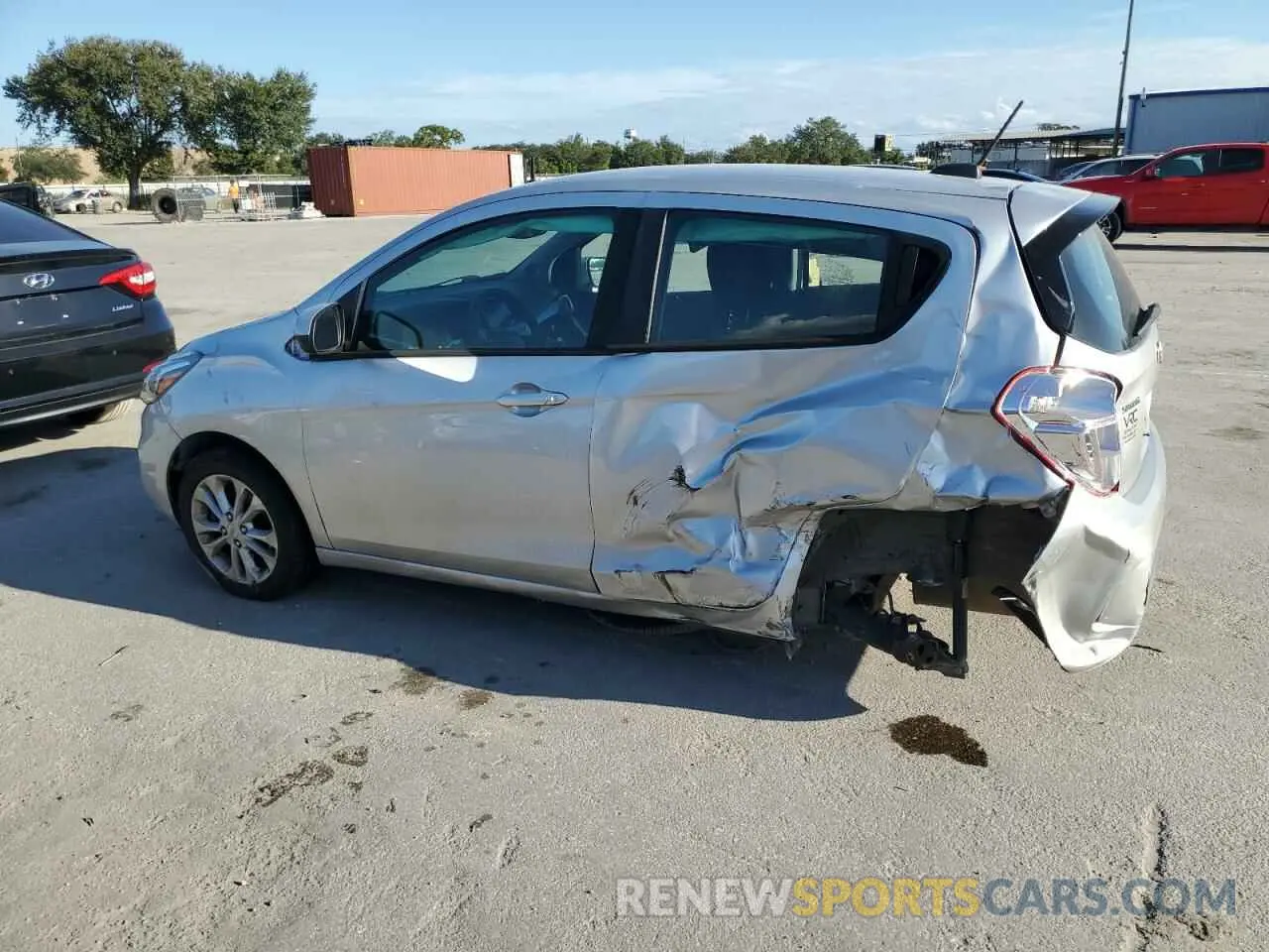 2 fotografías del automóvil dañado KL8CD6SA7LC418951 CHEVROLET SPARK 2020