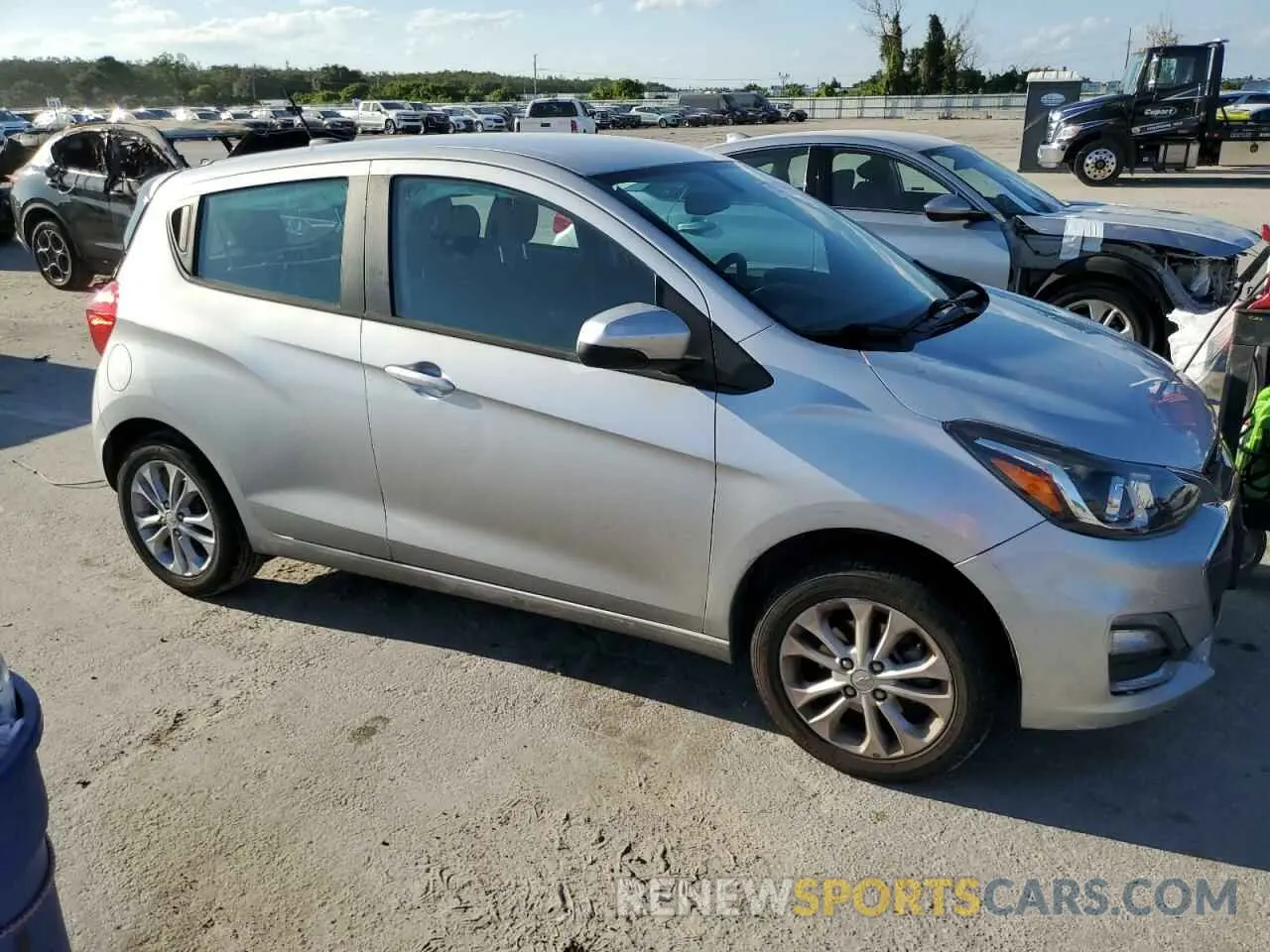 4 fotografías del automóvil dañado KL8CD6SA7LC418951 CHEVROLET SPARK 2020