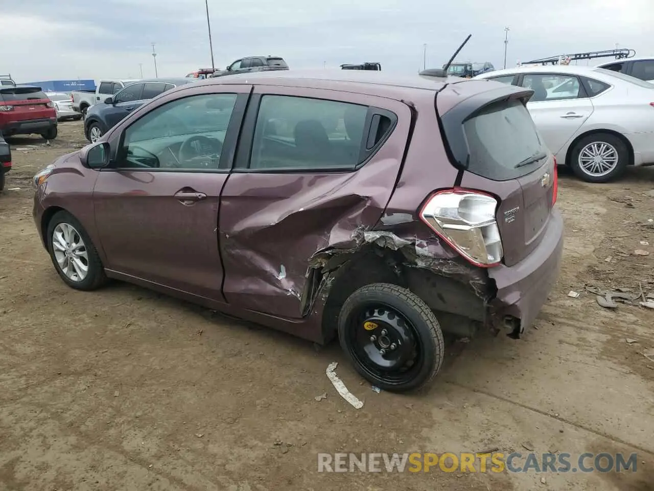 2 fotografías del automóvil dañado KL8CD6SA7LC441596 CHEVROLET SPARK 2020