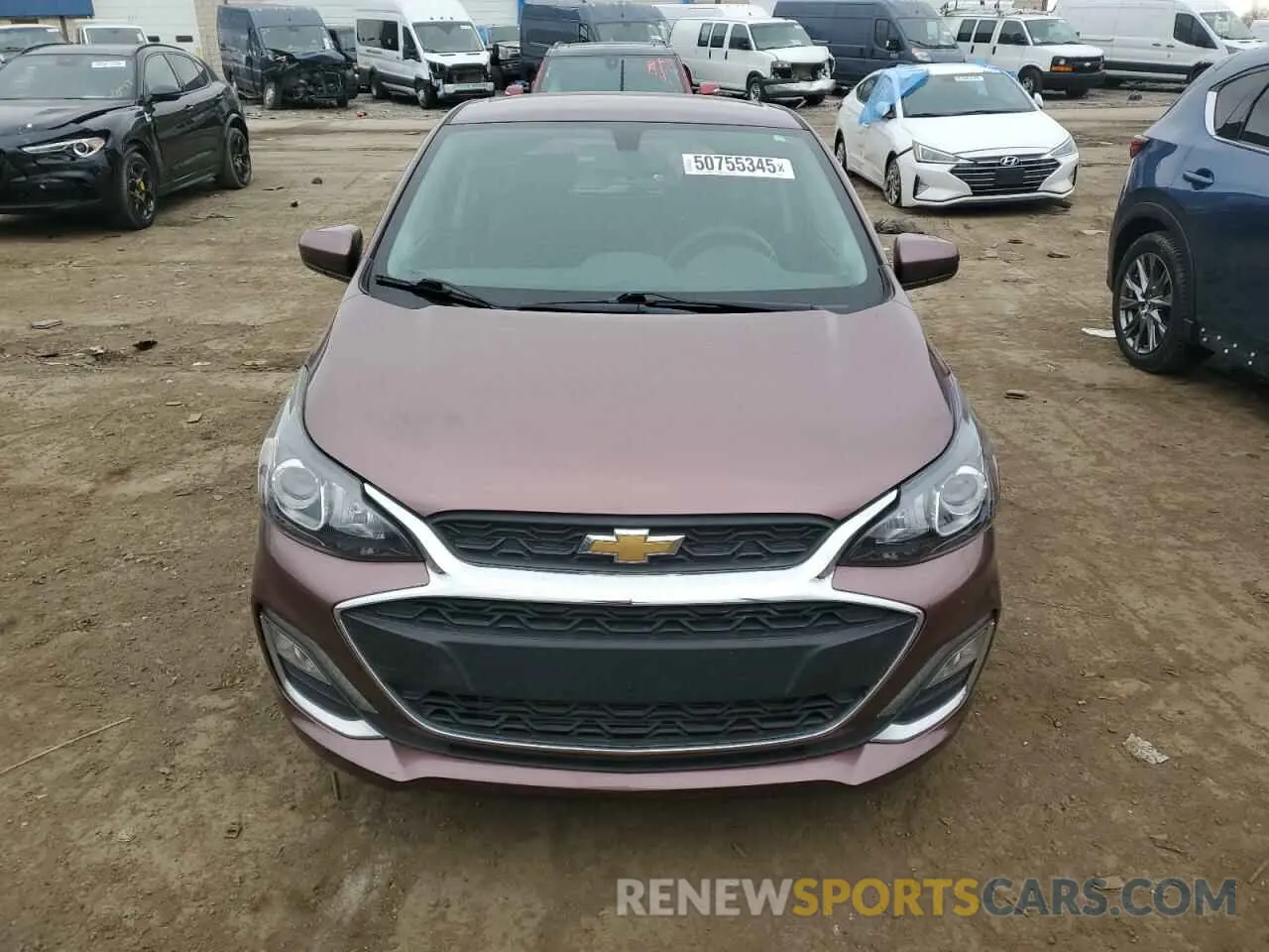 5 fotografías del automóvil dañado KL8CD6SA7LC441596 CHEVROLET SPARK 2020