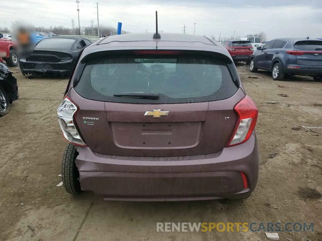 6 fotografías del automóvil dañado KL8CD6SA7LC441596 CHEVROLET SPARK 2020