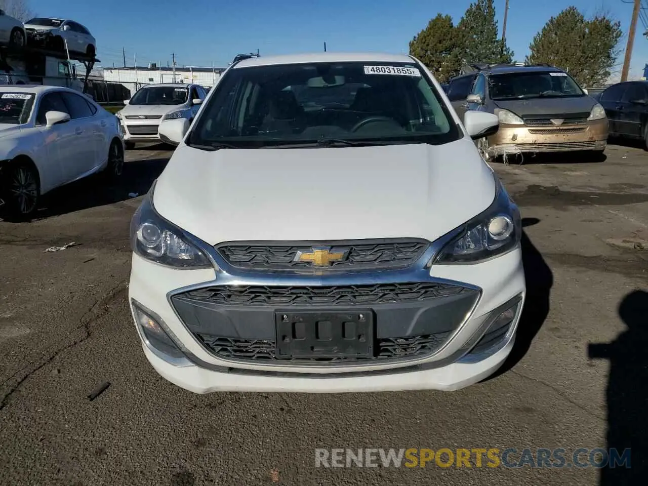 5 fotografías del automóvil dañado KL8CD6SA7LC448449 CHEVROLET SPARK 2020