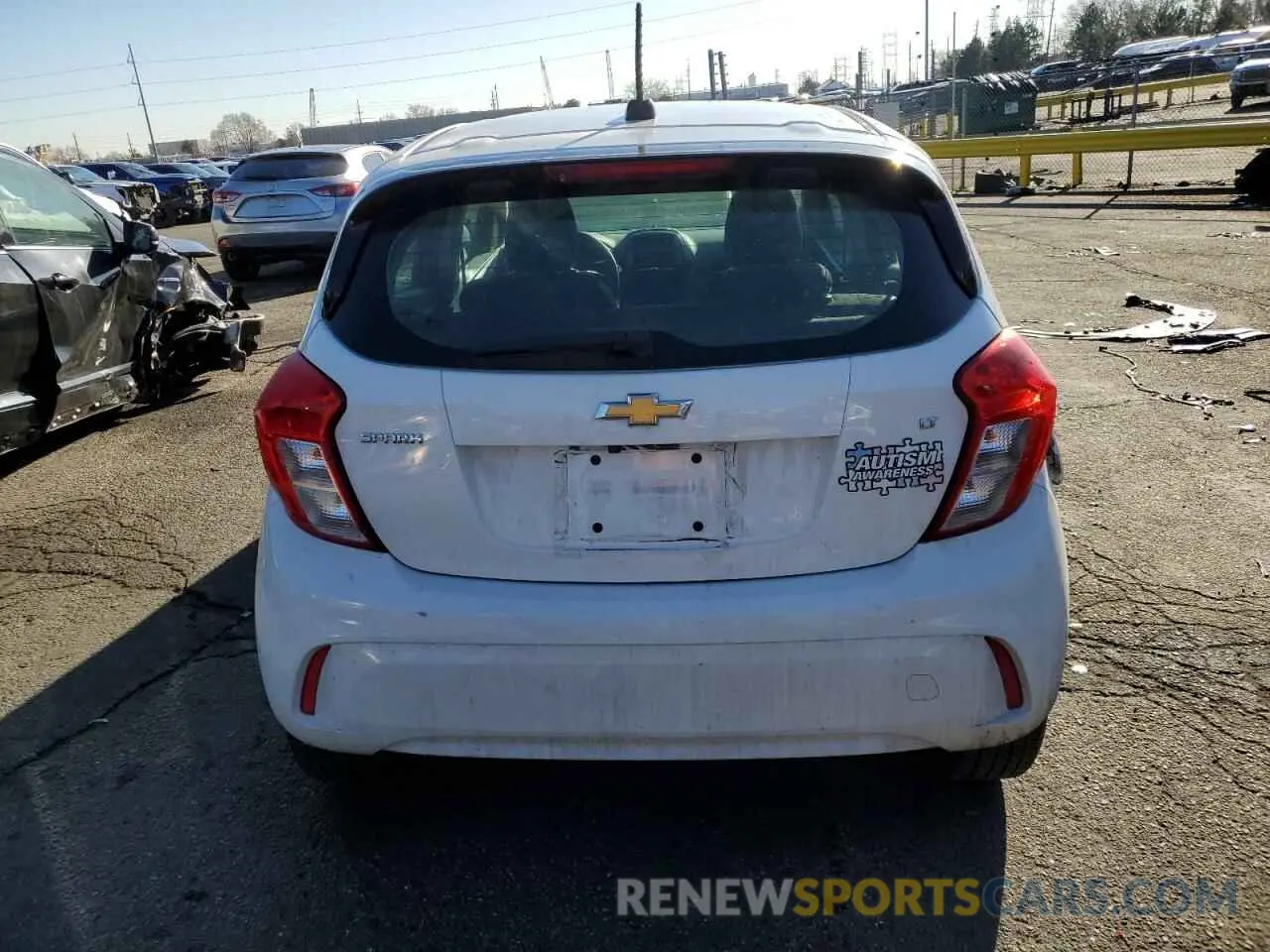 6 fotografías del automóvil dañado KL8CD6SA7LC448449 CHEVROLET SPARK 2020