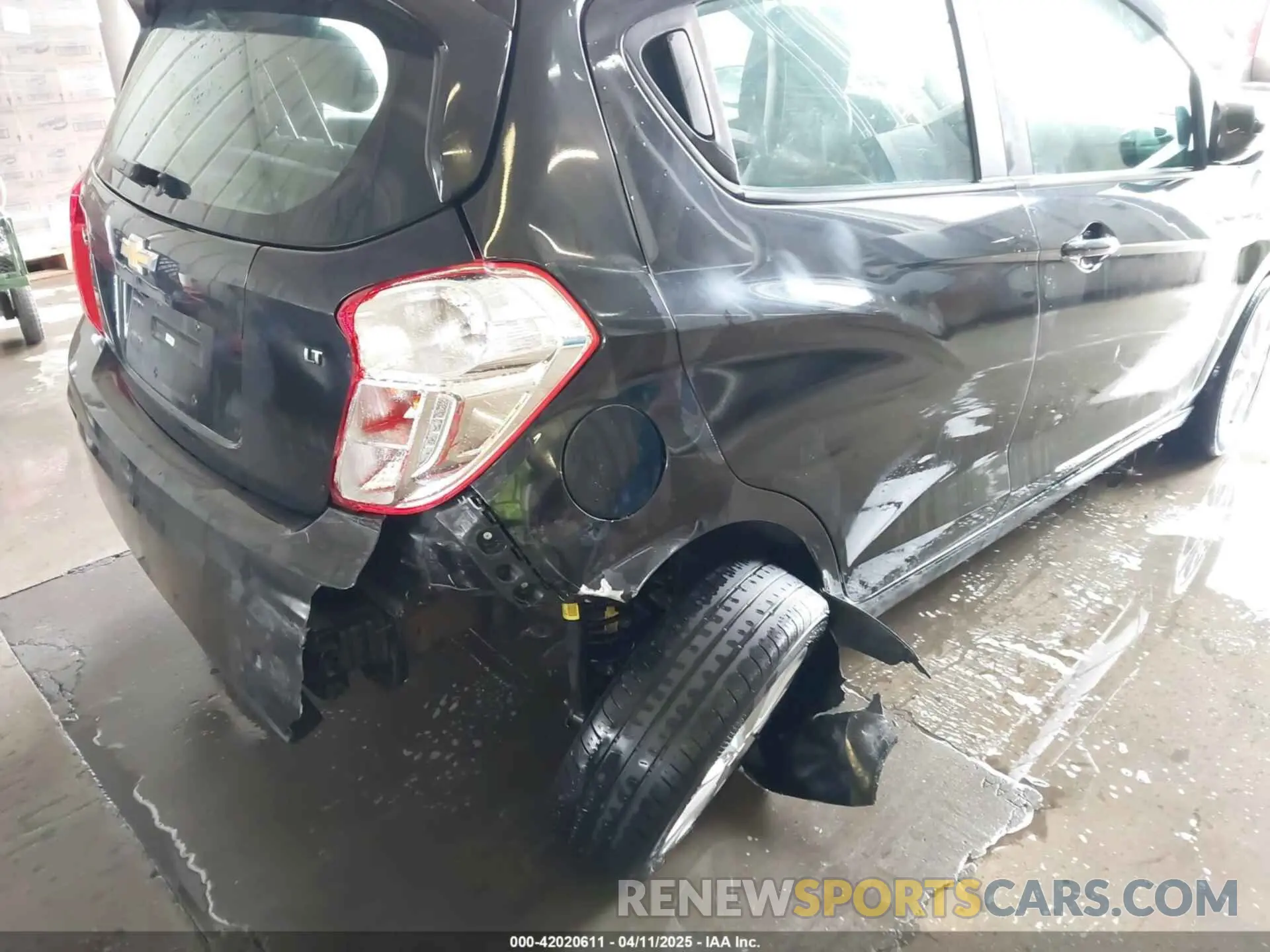 6 fotografías del automóvil dañado KL8CD6SA8LC445608 CHEVROLET SPARK 2020