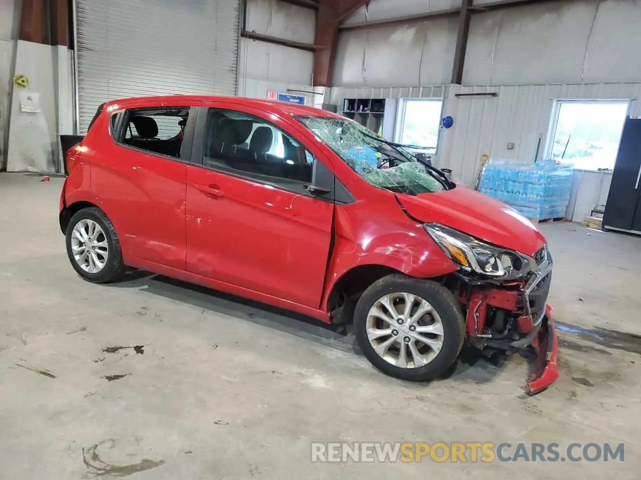 4 fotografías del automóvil dañado KL8CD6SA9LC429899 CHEVROLET SPARK 2020